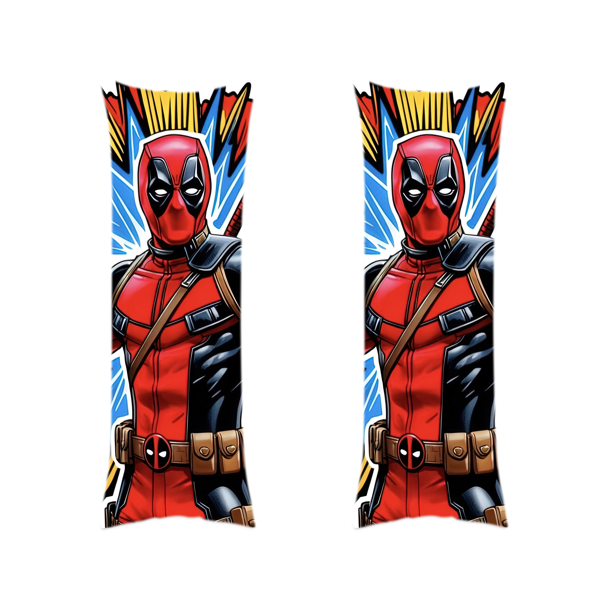（画像用） Deadpool デッドプール ロング抱き枕カバー 両面プリントタイプ（サイズ選択可）