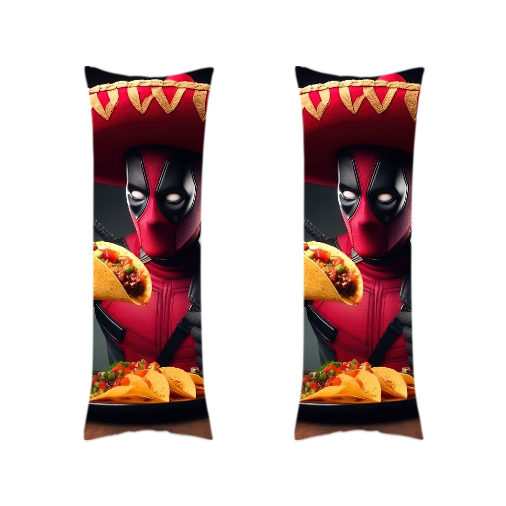 （画像用） Deadpool デッドプール ロング抱き枕カバー 両面プリントタイプ（サイズ選択可）