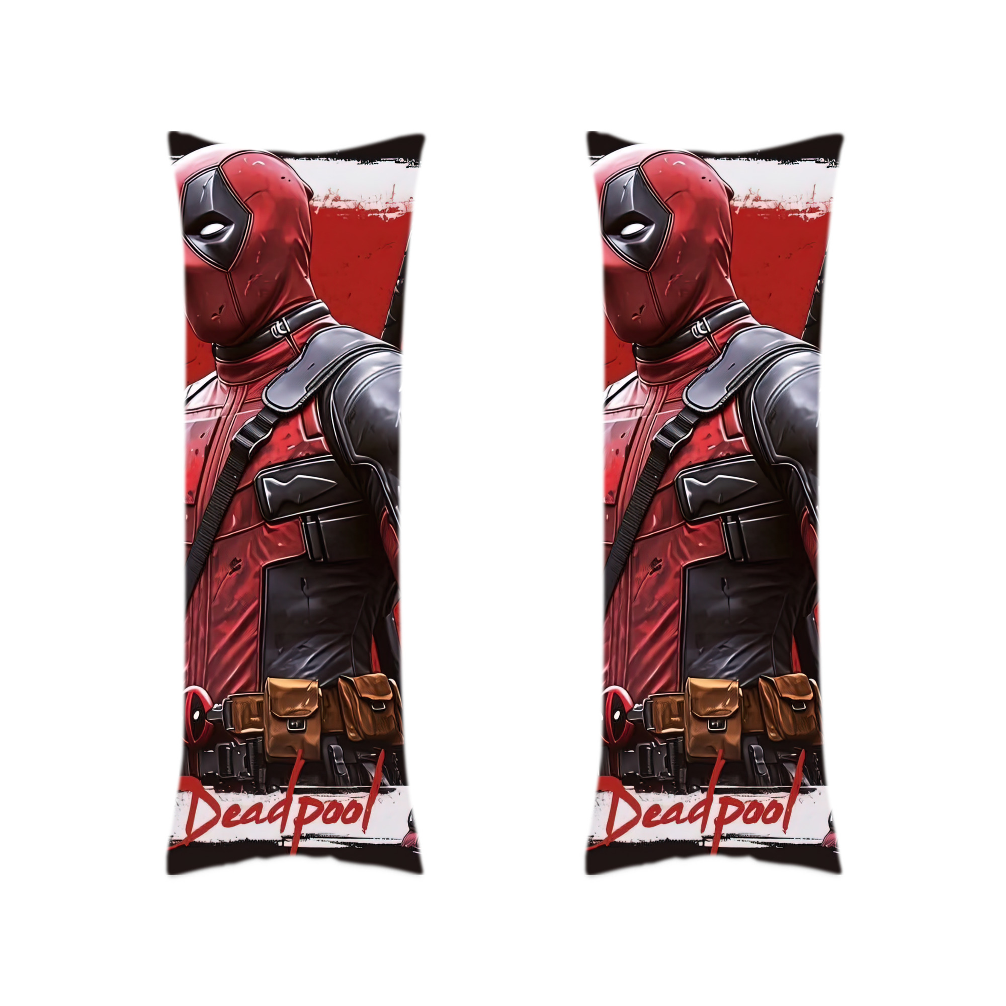 （画像用） Deadpool デッドプール ロング抱き枕カバー 両面プリントタイプ（サイズ選択可）