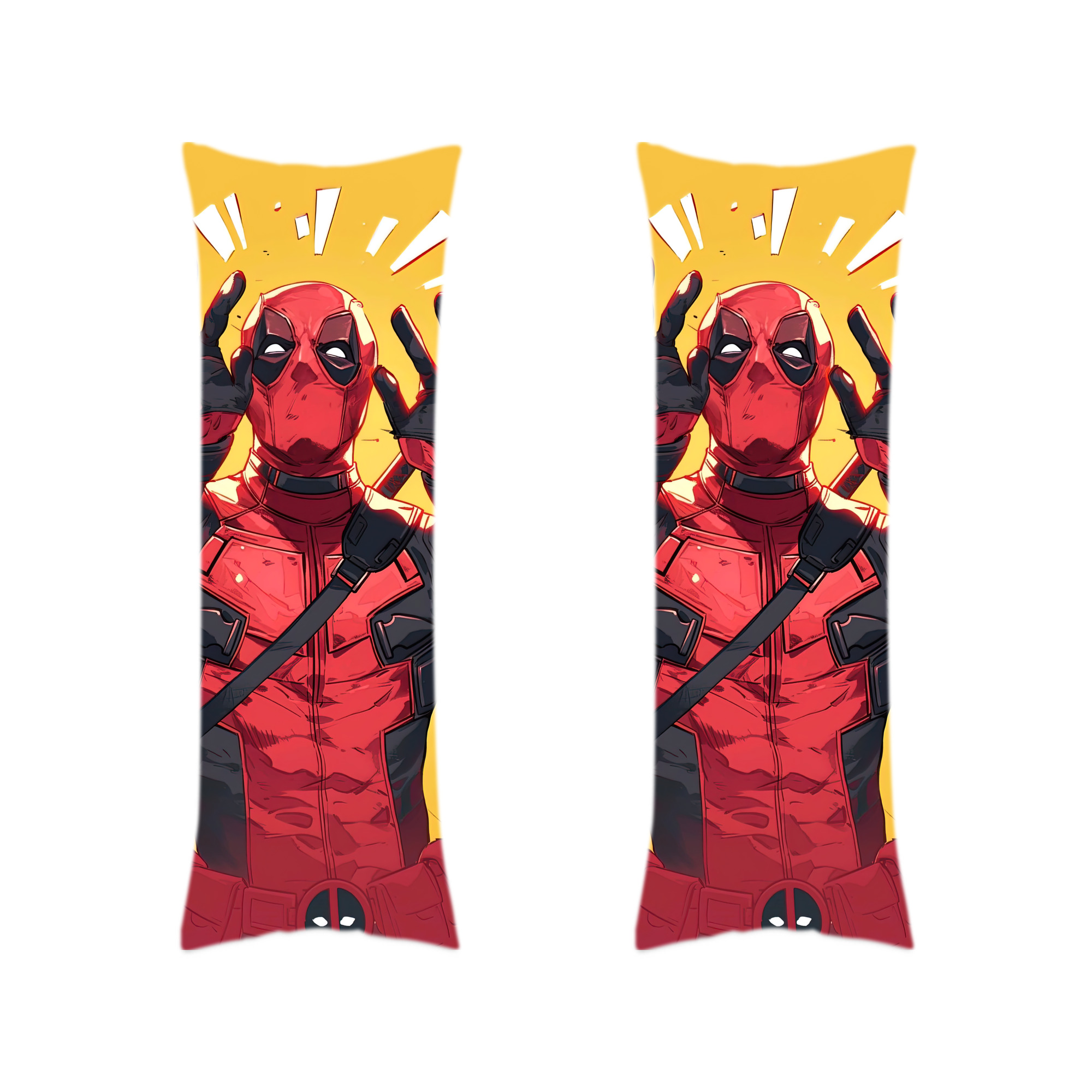 （画像用） Deadpool デッドプール ロング抱き枕カバー 両面プリントタイプ（サイズ選択可）