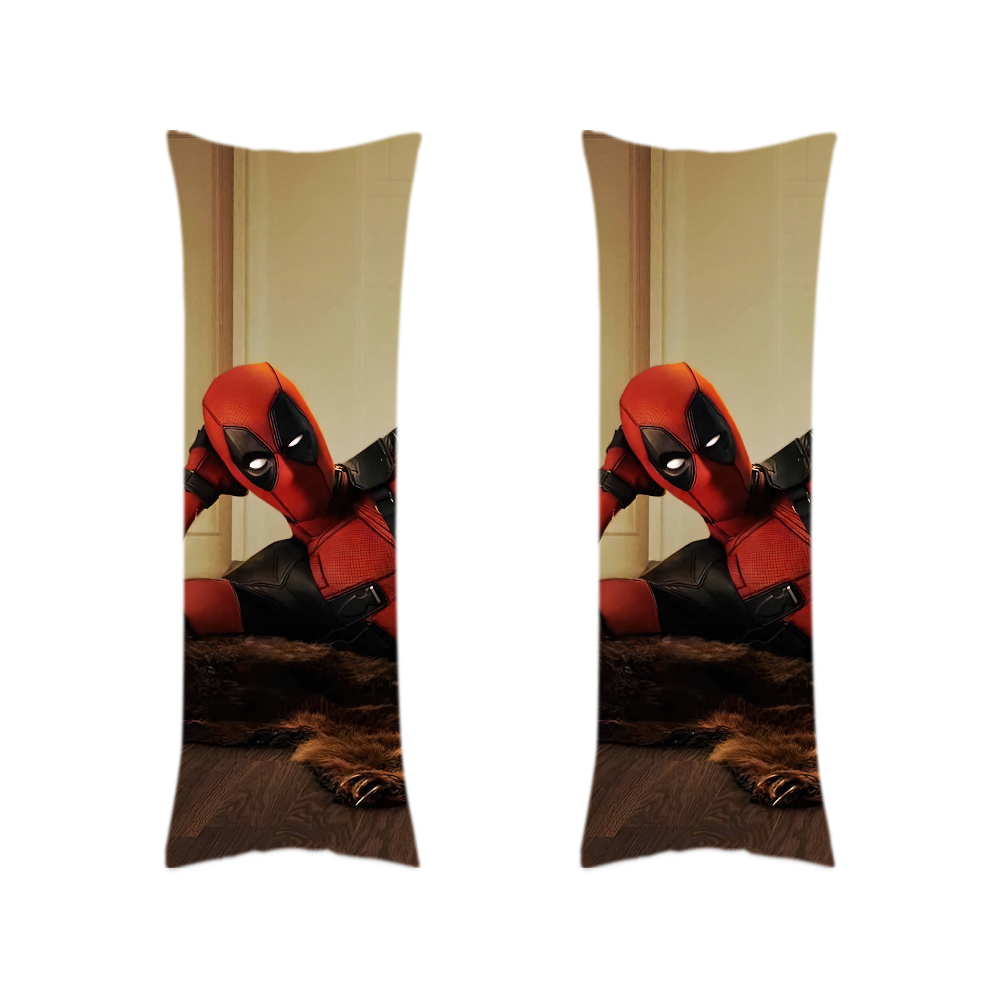 （画像用） Deadpool デッドプール ロング抱き枕カバー 両面プリントタイプ（サイズ選択可）
