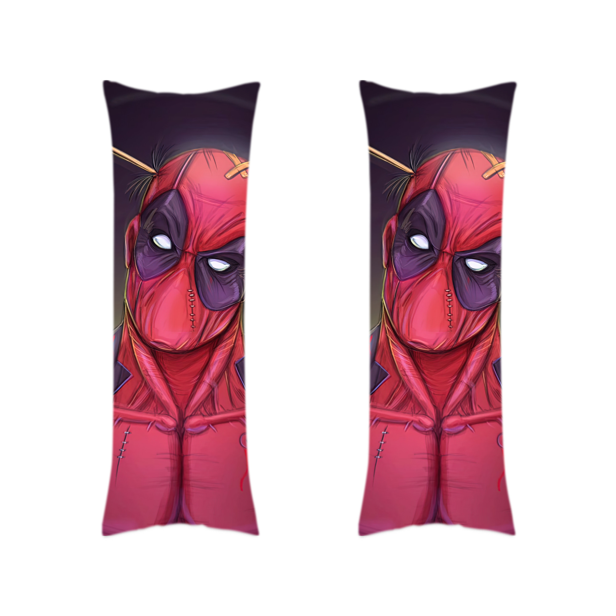 （画像用） Deadpool デッドプール ロング抱き枕カバー 両面プリントタイプ（サイズ選択可）