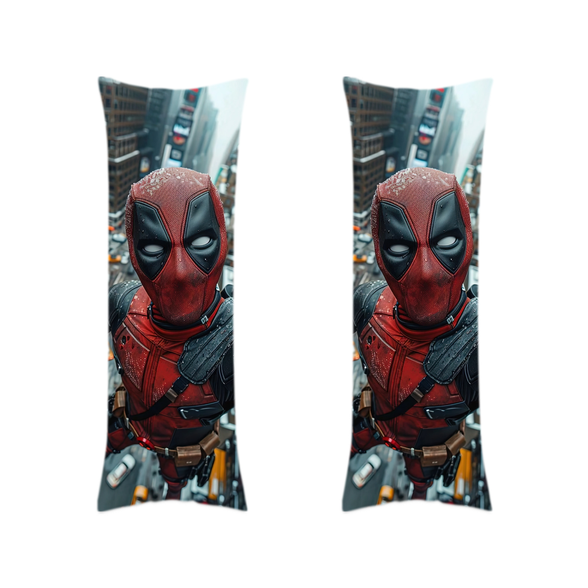 （画像用） Deadpool デッドプール ロング抱き枕カバー 両面プリントタイプ（サイズ選択可）