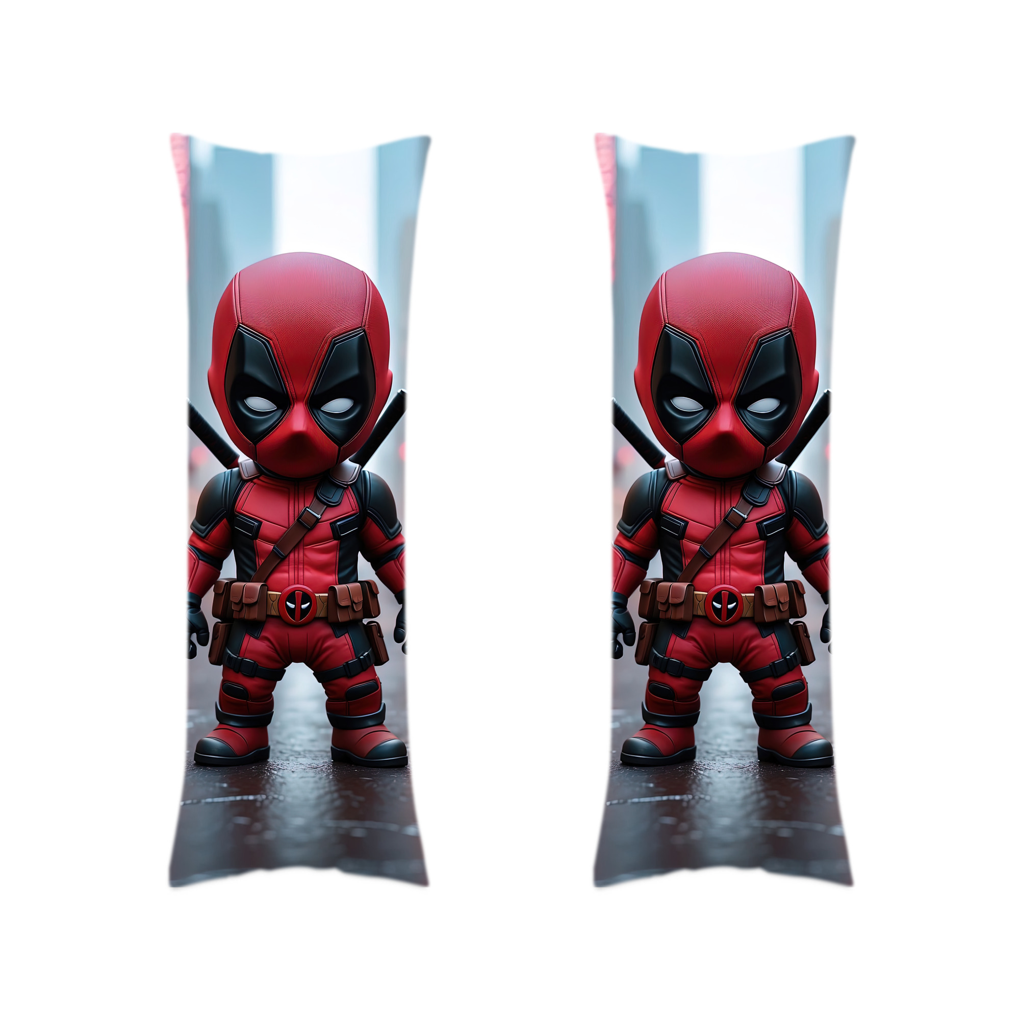（画像用） Deadpool デッドプール ロング抱き枕カバー 両面プリントタイプ（サイズ選択可）