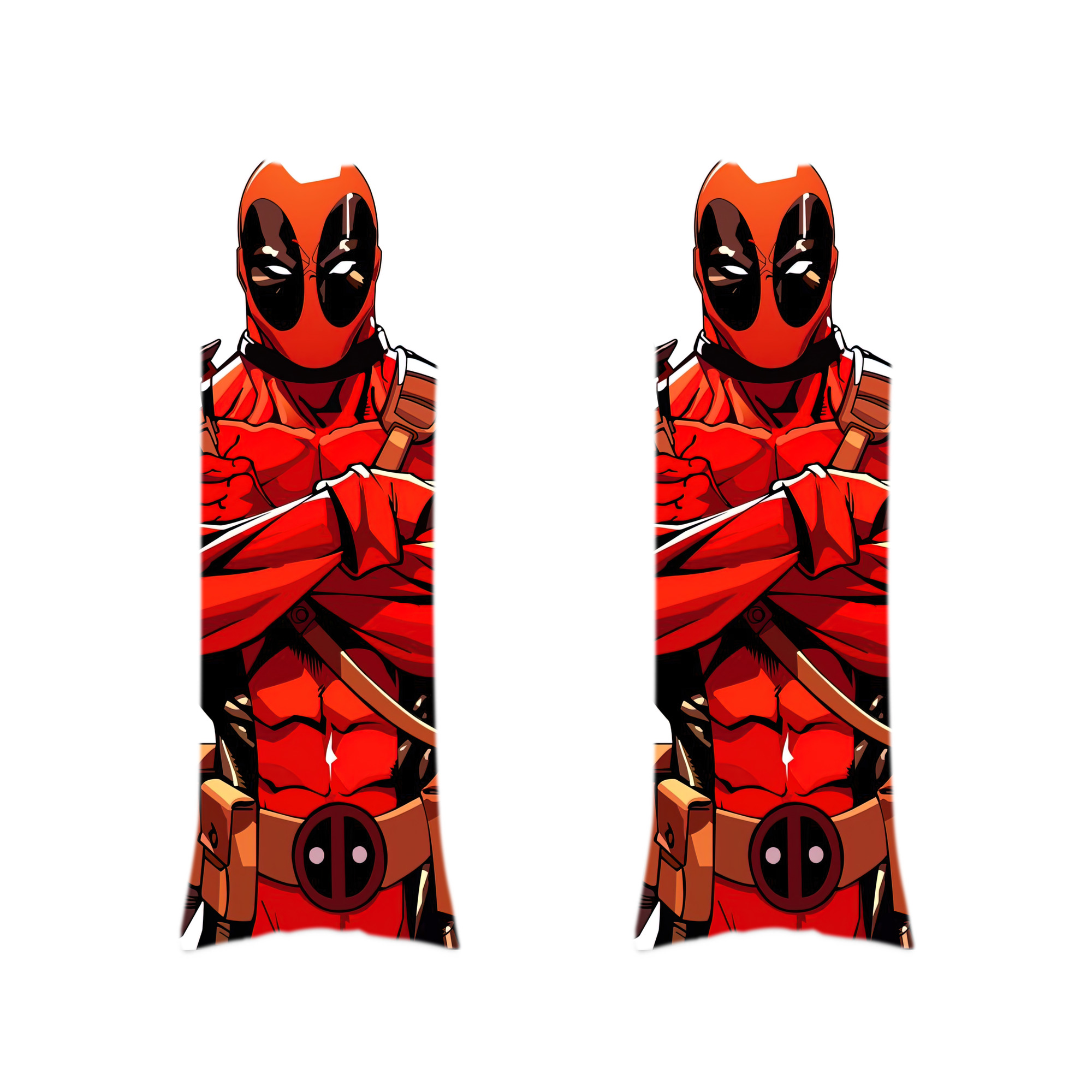（画像用） Deadpool デッドプール ロング抱き枕カバー 両面プリントタイプ（サイズ選択可）