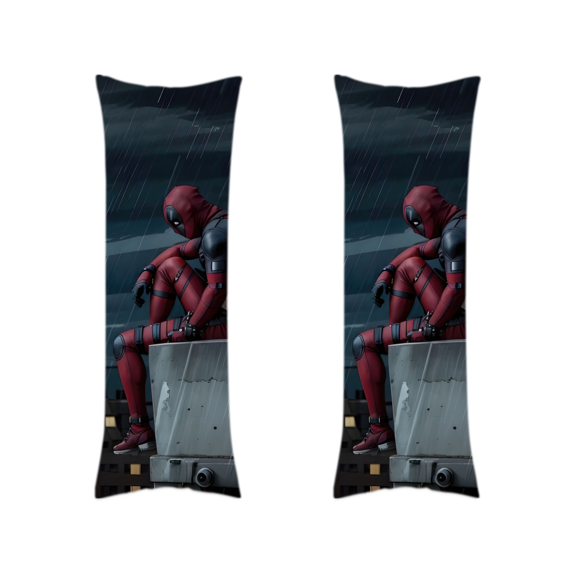 （画像用） Deadpool デッドプール ロング抱き枕カバー 両面プリントタイプ（サイズ選択可）