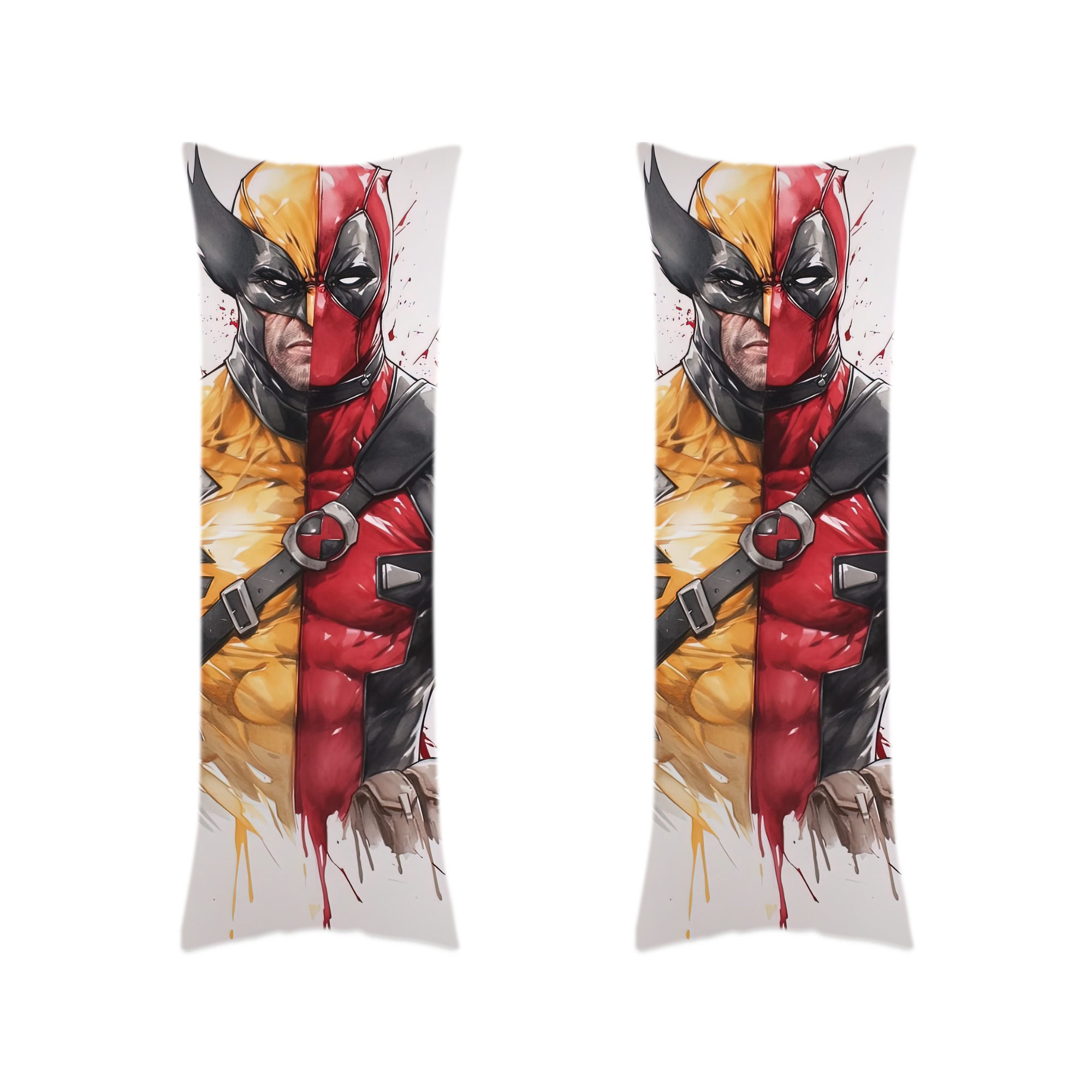 （画像用） Deadpool デッドプール ロング抱き枕カバー 両面プリントタイプ（サイズ選択可）