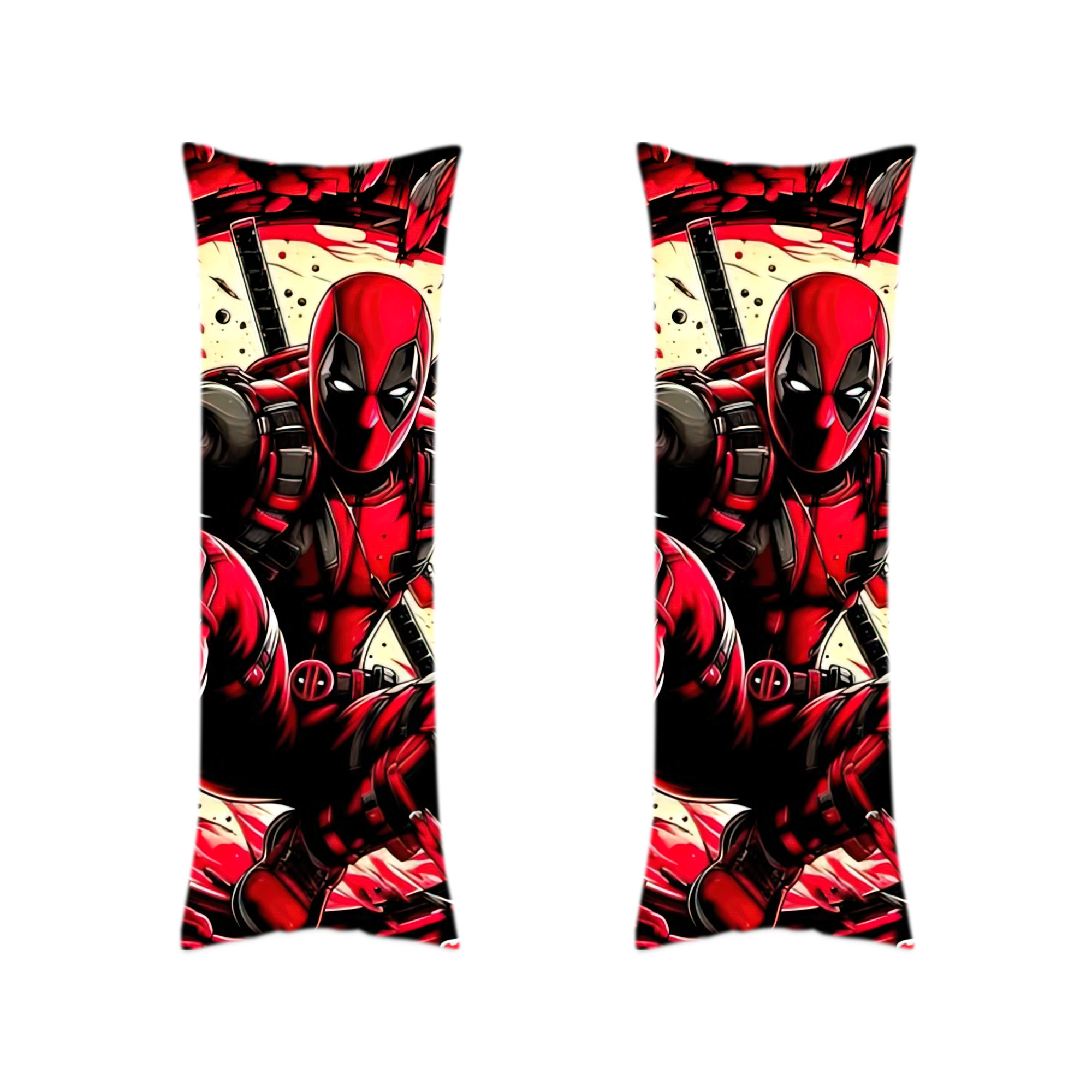 （画像用） Deadpool デッドプール ロング抱き枕カバー 両面プリントタイプ（サイズ選択可）