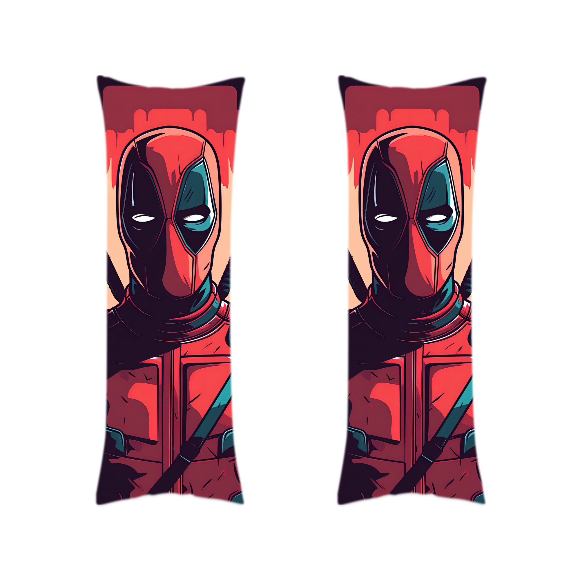 （画像用） Deadpool デッドプール ロング抱き枕カバー 両面プリントタイプ（サイズ選択可）