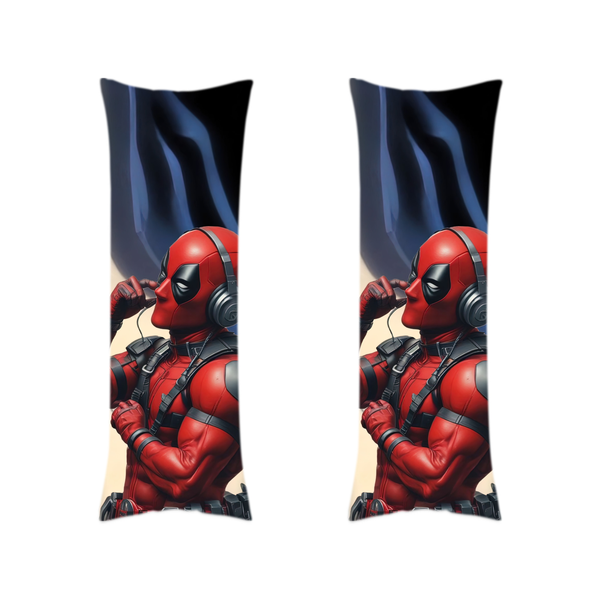 （画像用） Deadpool デッドプール ロング抱き枕カバー 両面プリントタイプ（サイズ選択可）