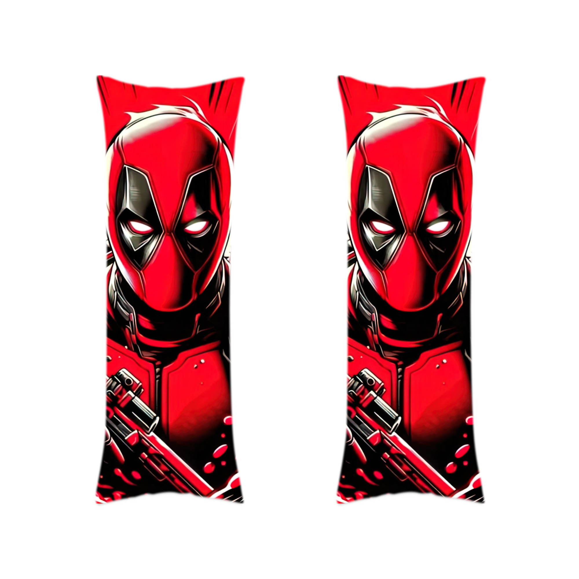 （画像用） Deadpool デッドプール ロング抱き枕カバー 両面プリントタイプ（サイズ選択可）