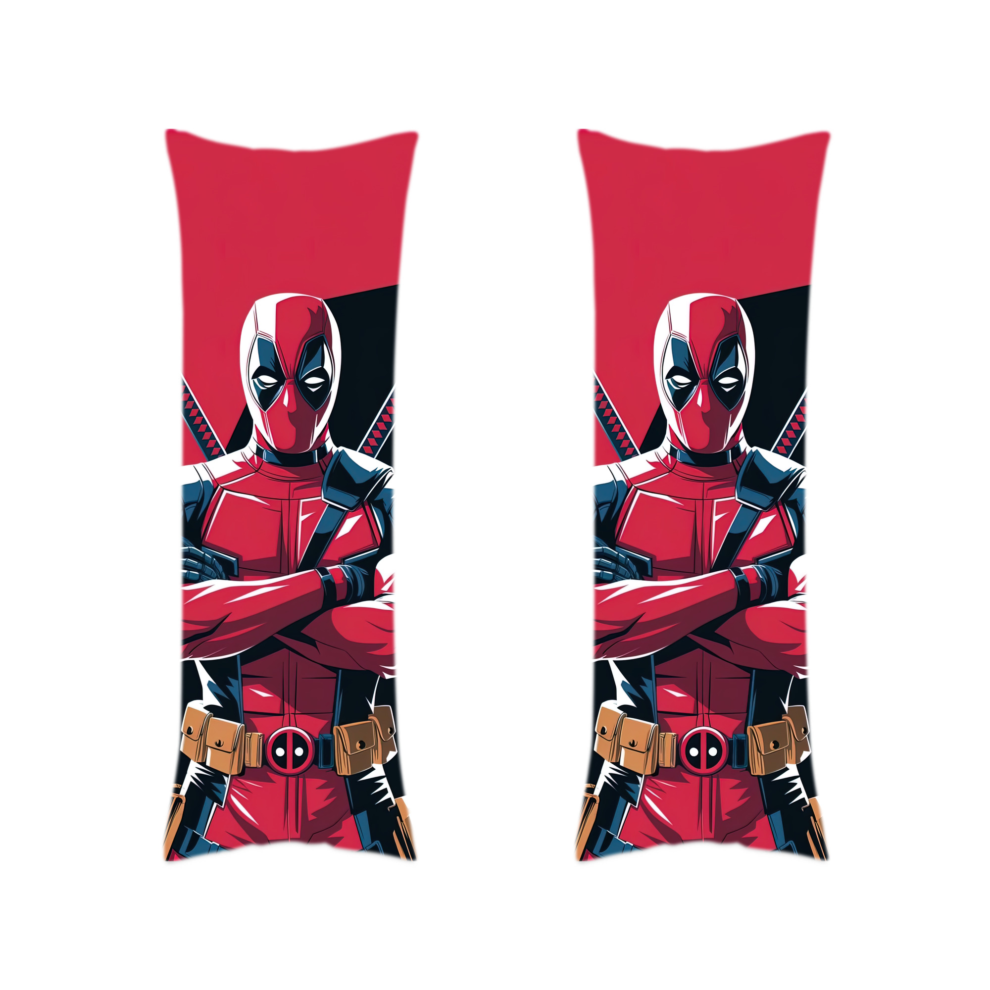 （画像用） Deadpool デッドプール ロング抱き枕カバー 両面プリントタイプ（サイズ選択可）