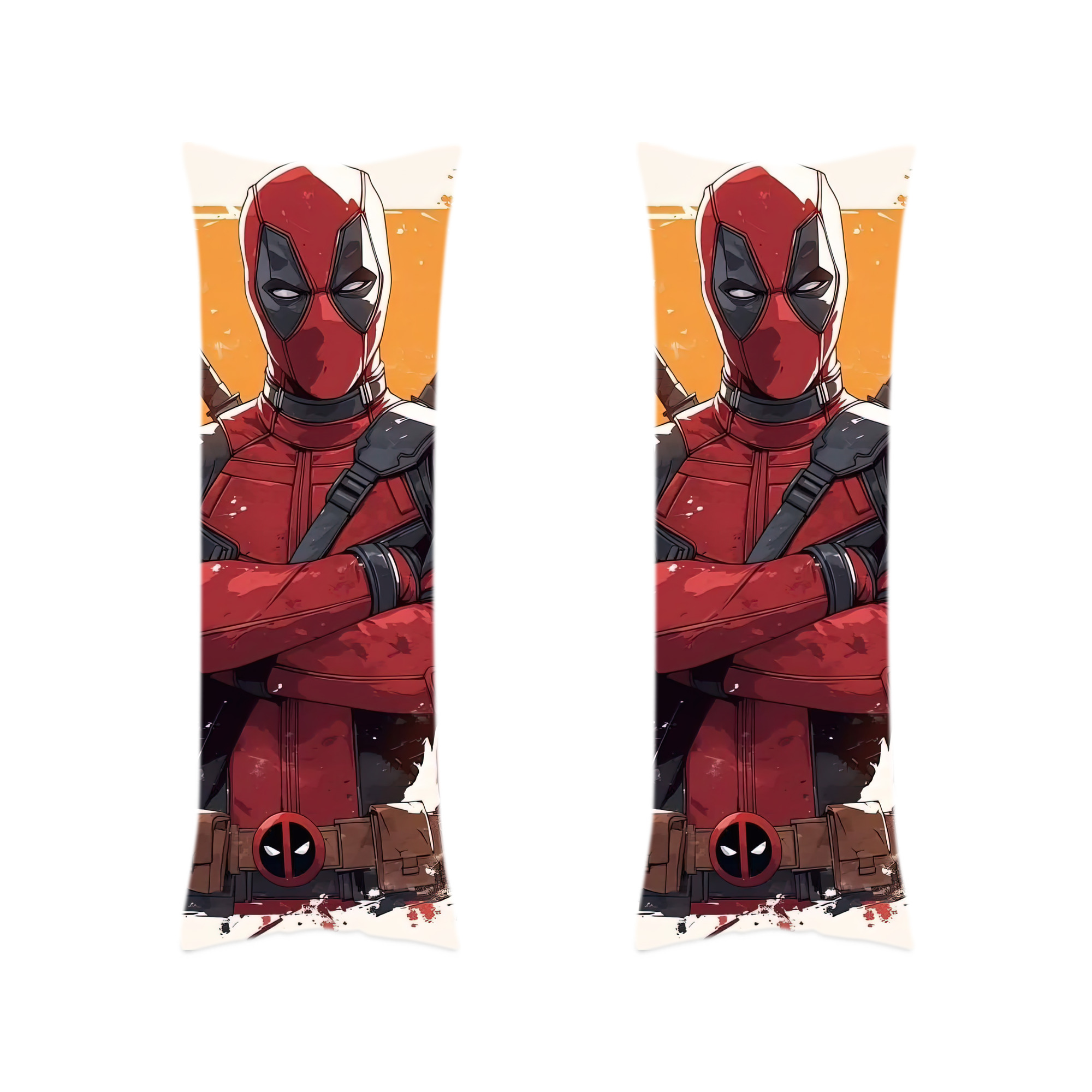 （画像用） Deadpool デッドプール ロング抱き枕カバー 両面プリントタイプ（サイズ選択可）