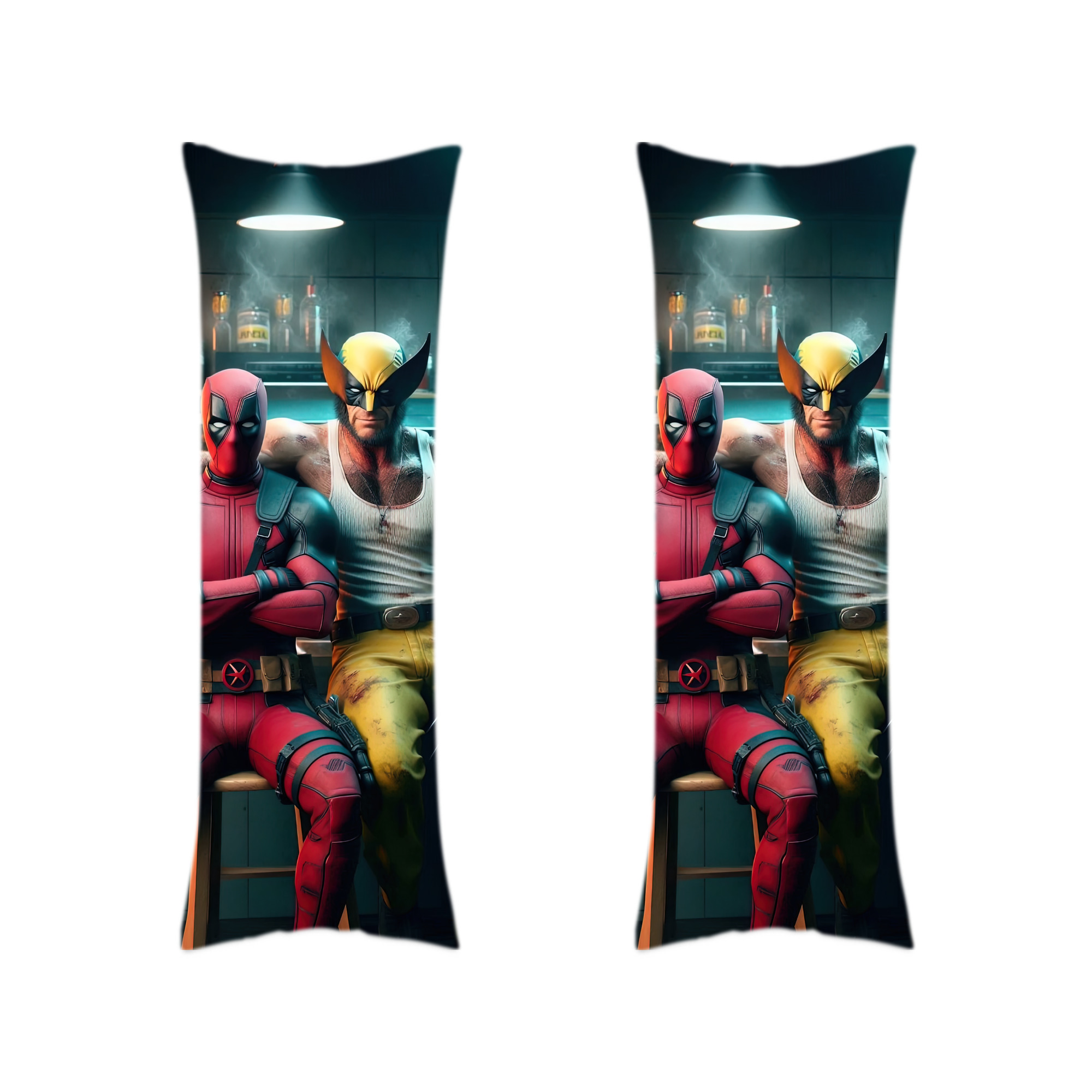 （画像用） Deadpool デッドプール ロング抱き枕カバー 両面プリントタイプ（サイズ選択可）