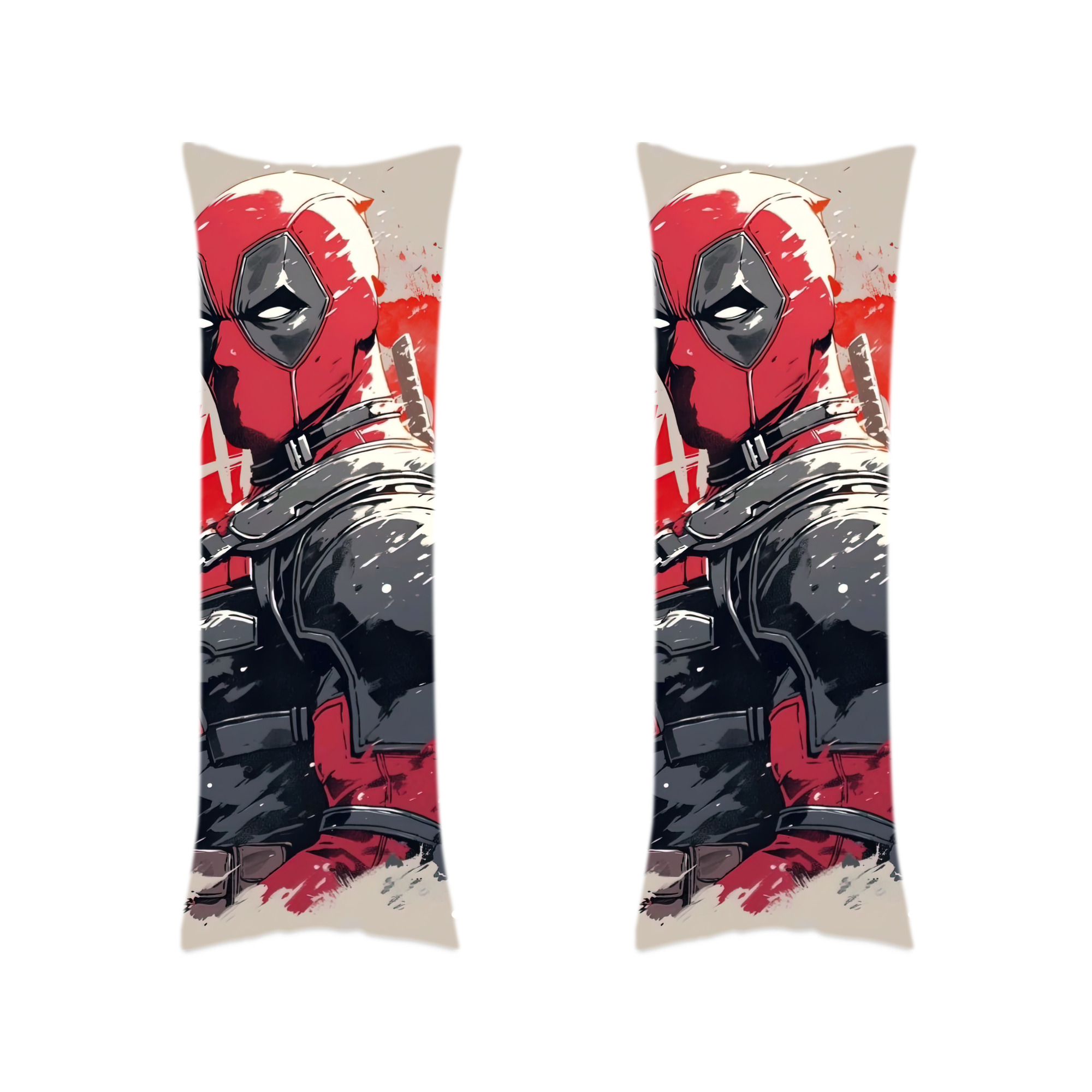 （画像用） Deadpool デッドプール ロング抱き枕カバー 両面プリントタイプ（サイズ選択可）