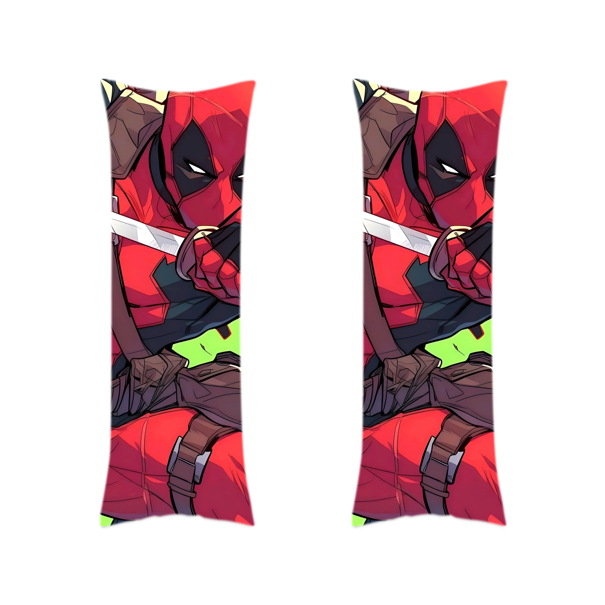 （画像用） Deadpool デッドプール ロング抱き枕カバー 両面プリントタイプ（サイズ選択可）