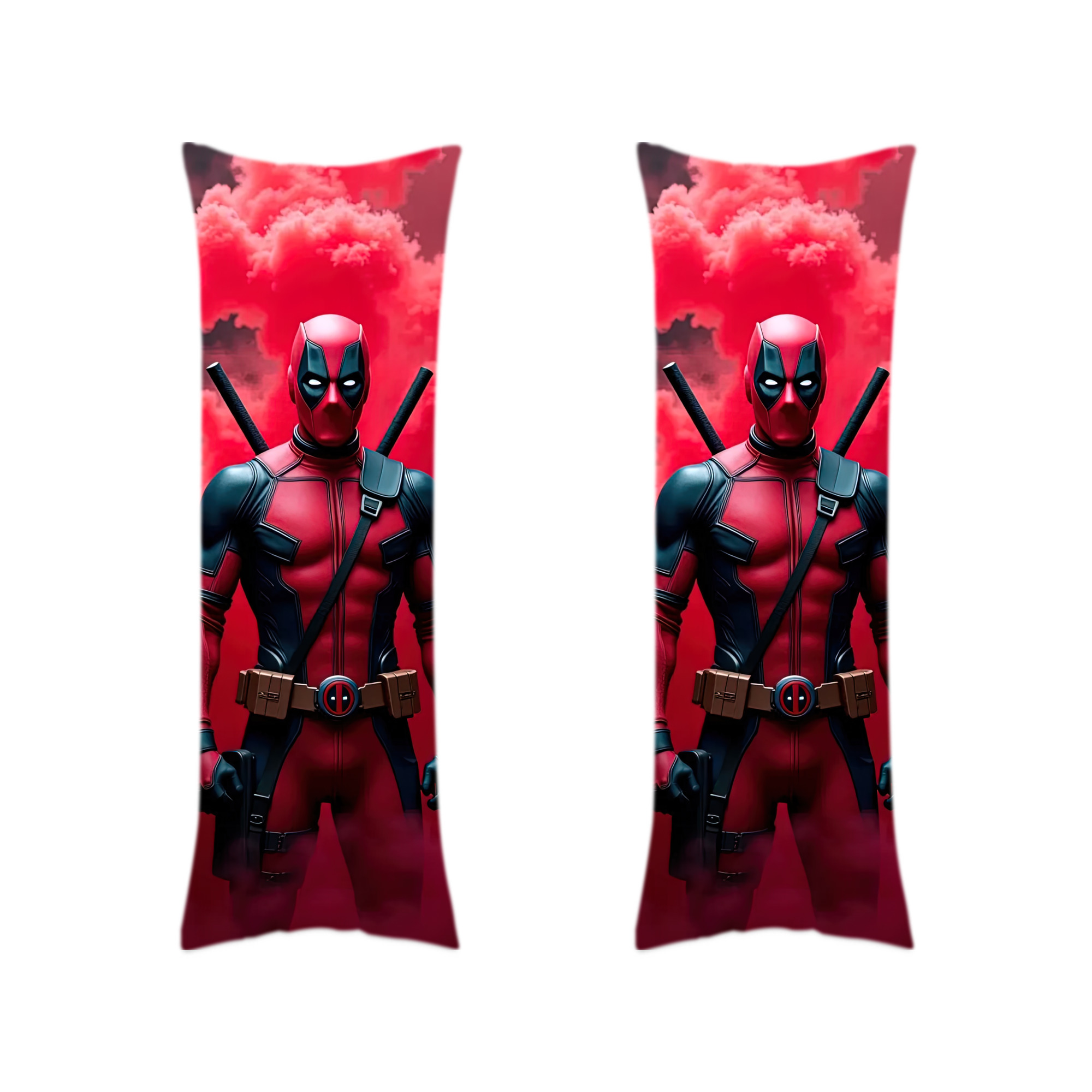 （画像用） Deadpool デッドプール ロング抱き枕カバー 両面プリントタイプ（サイズ選択可）