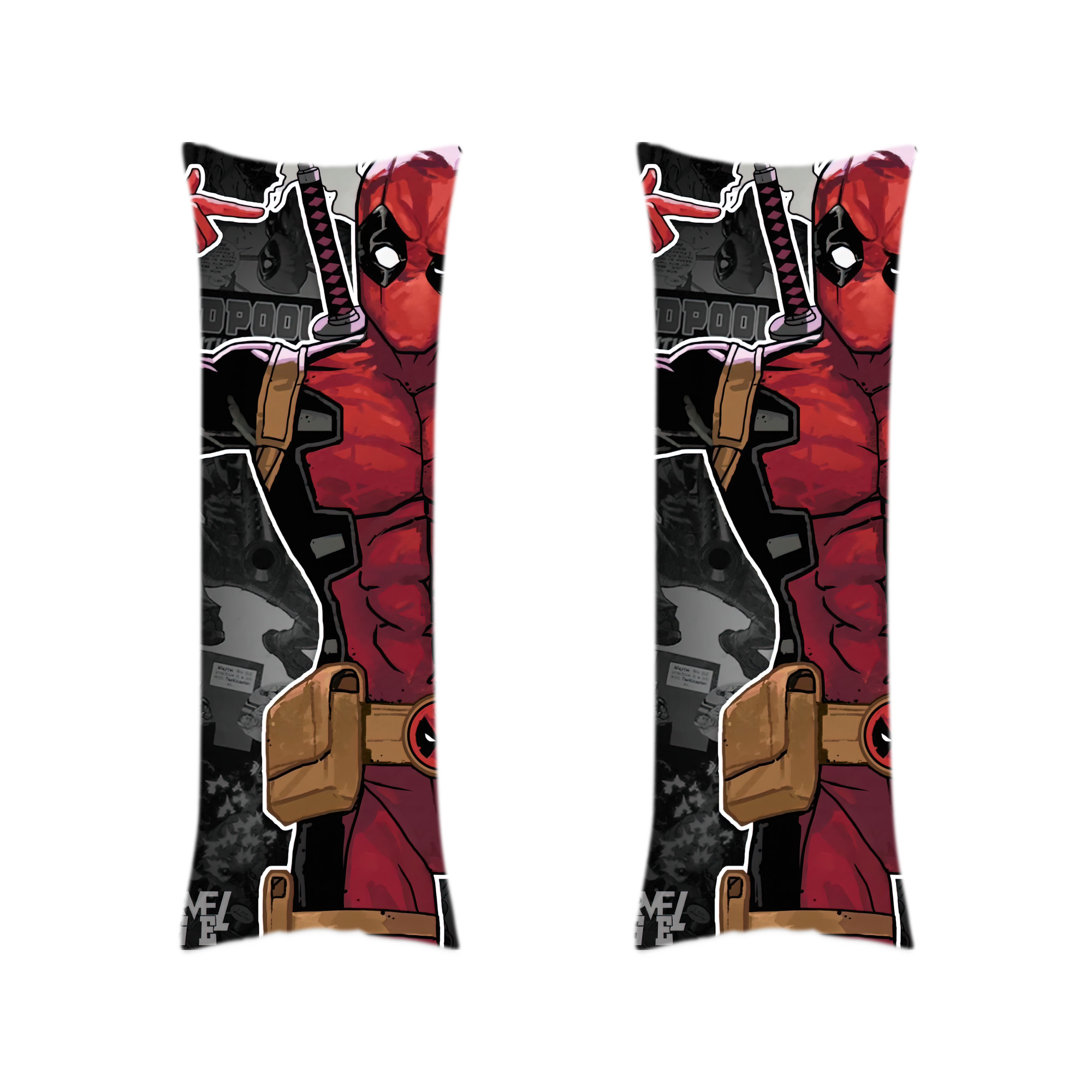 （画像用） Deadpool デッドプール ロング抱き枕カバー 両面プリントタイプ（サイズ選択可）