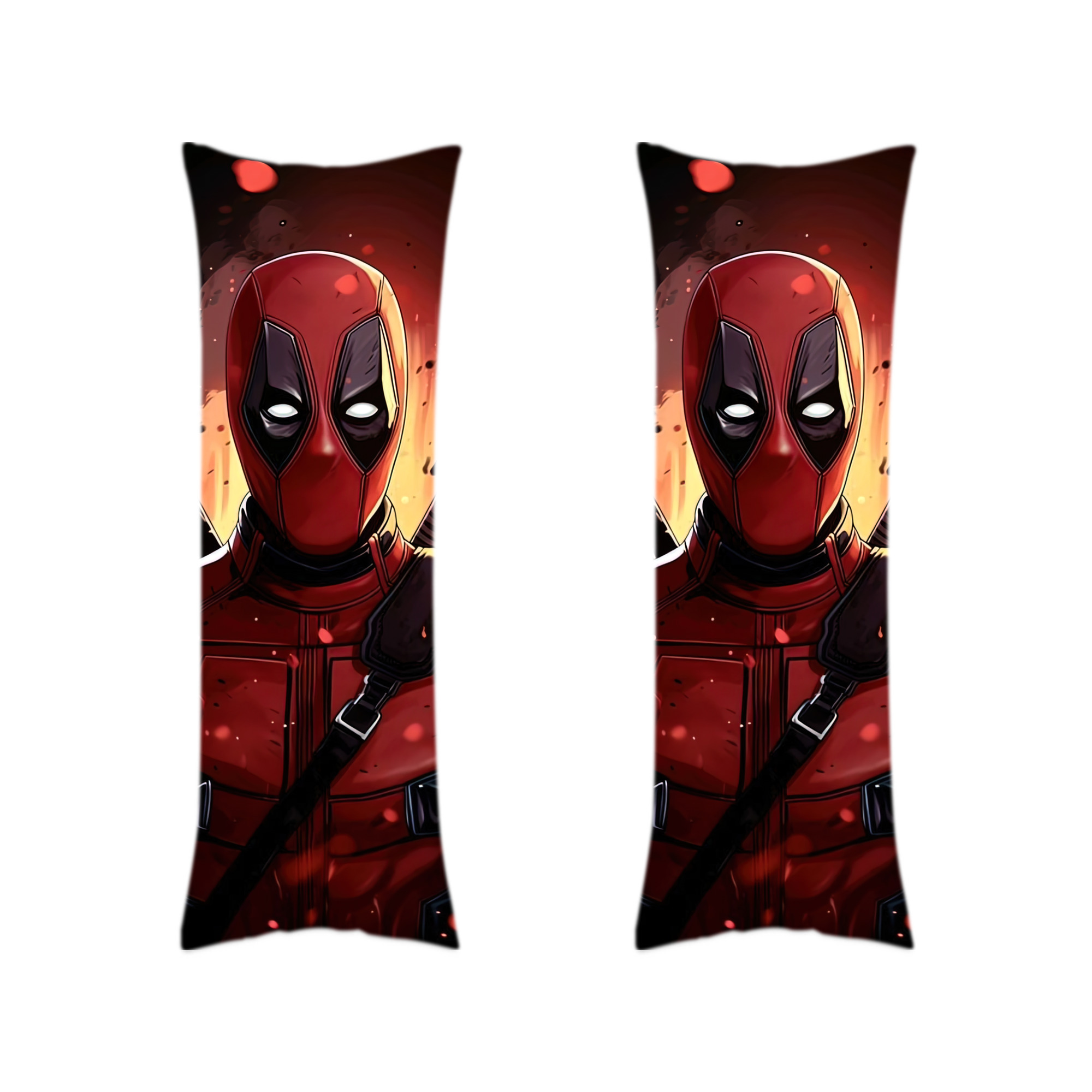 （画像用） Deadpool デッドプール ロング抱き枕カバー 両面プリントタイプ（サイズ選択可）