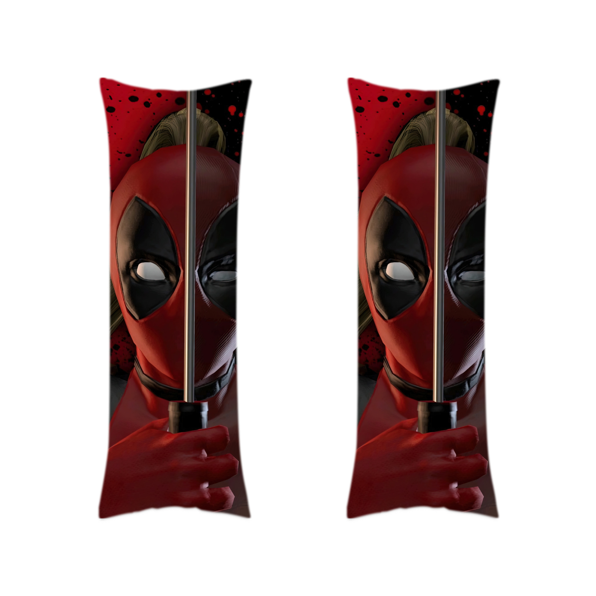（画像用） Deadpool デッドプール ロング抱き枕カバー 両面プリントタイプ（サイズ選択可）