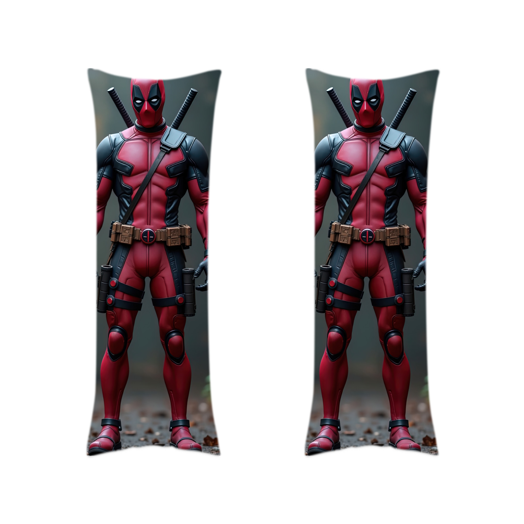 （画像用） Deadpool デッドプール ロング抱き枕カバー 両面プリントタイプ（サイズ選択可）