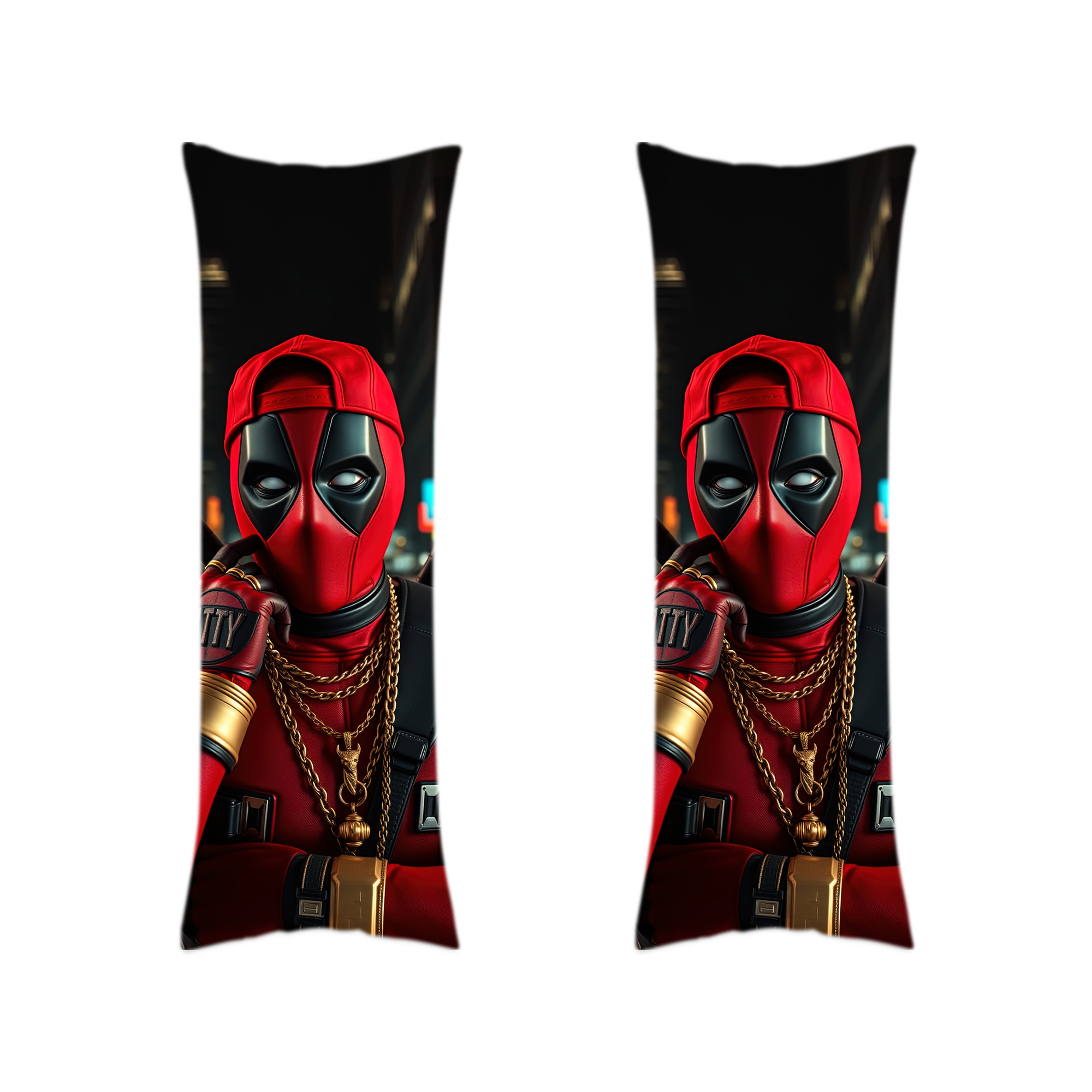 （画像用） Deadpool デッドプール ロング抱き枕カバー 両面プリントタイプ（サイズ選択可）