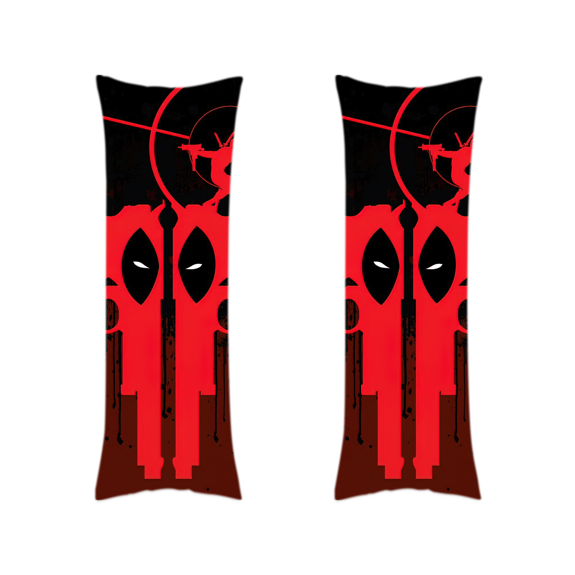 （画像用） Deadpool デッドプール ロング抱き枕カバー 両面プリントタイプ（サイズ選択可）