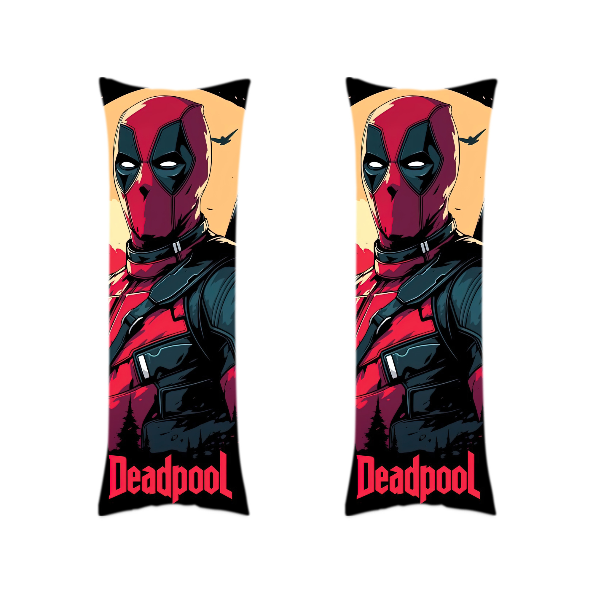 （画像用） Deadpool デッドプール ロング抱き枕カバー 両面プリントタイプ（サイズ選択可）