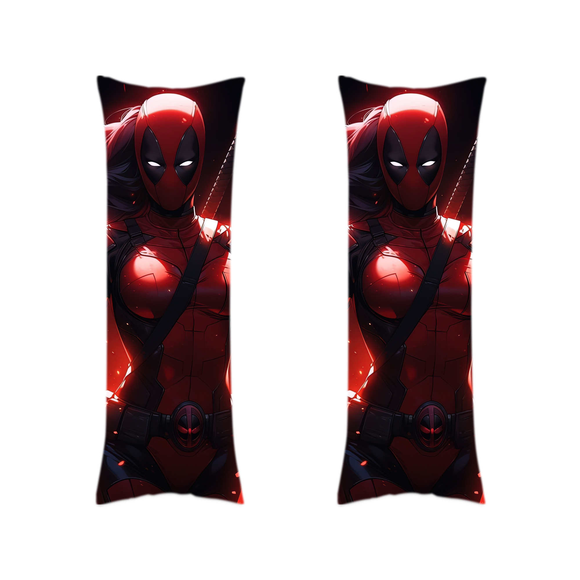 （画像用） Deadpool デッドプール ロング抱き枕カバー 両面プリントタイプ（サイズ選択可）