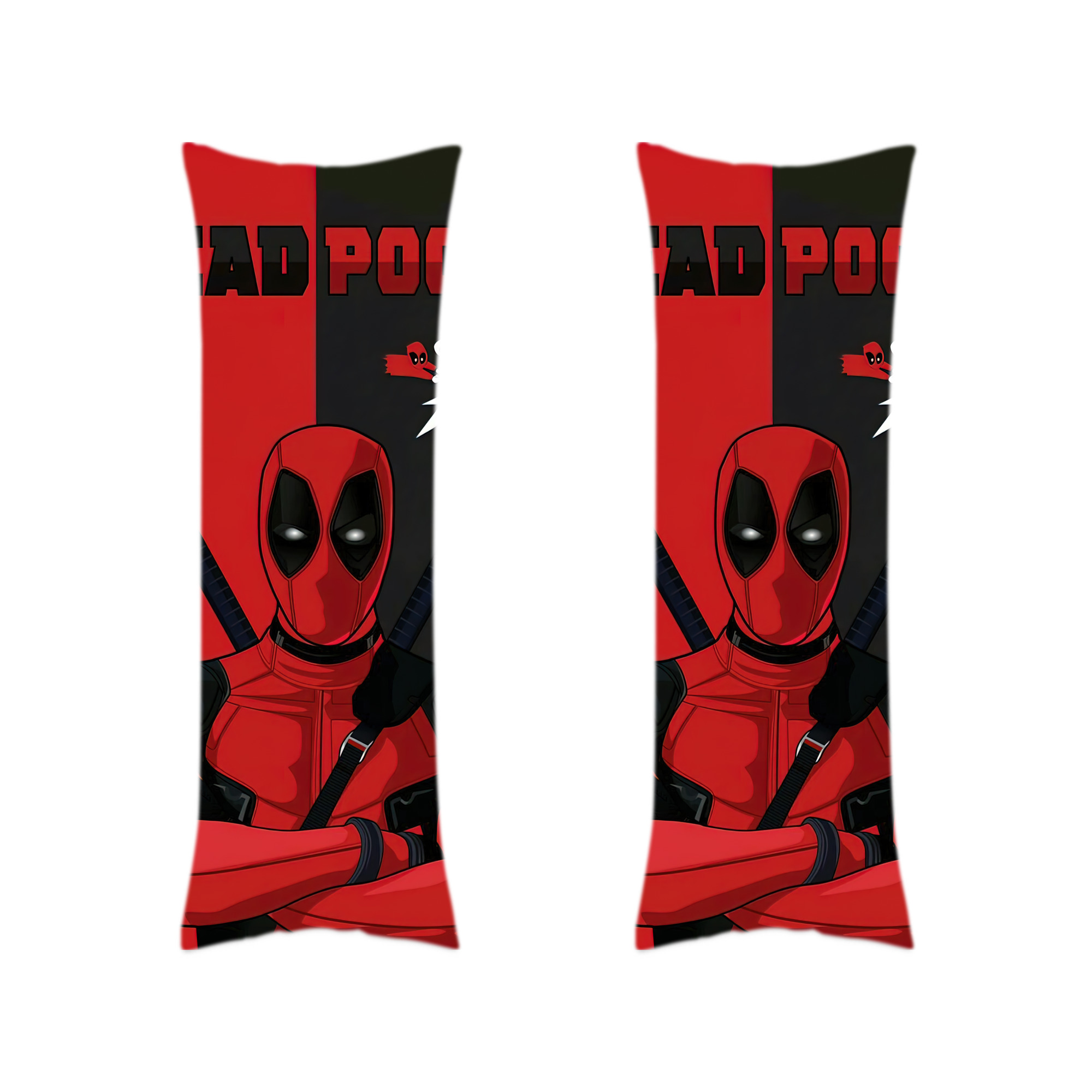 （画像用） Deadpool デッドプール ロング抱き枕カバー 両面プリントタイプ（サイズ選択可）