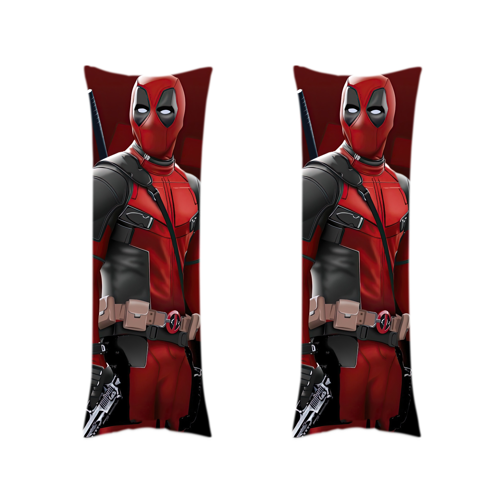 （画像用） Deadpool デッドプール ロング抱き枕カバー 両面プリントタイプ（サイズ選択可）