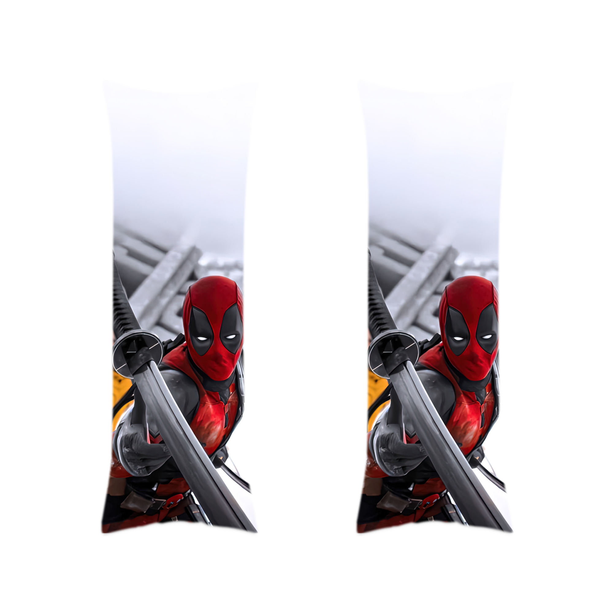 （画像用） Deadpool デッドプール ロング抱き枕カバー 両面プリントタイプ（サイズ選択可）