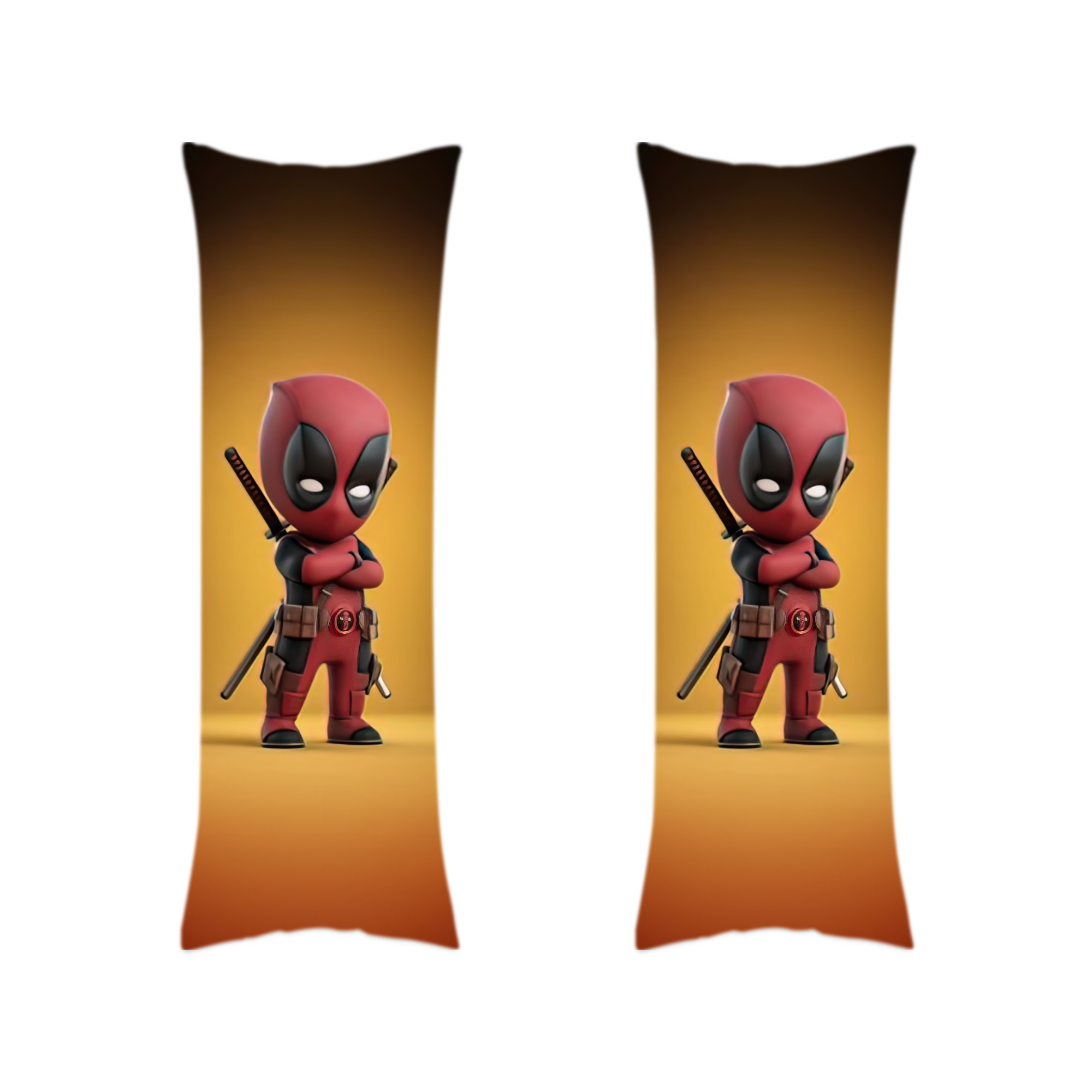 （画像用） Deadpool デッドプール ロング抱き枕カバー 両面プリントタイプ（サイズ選択可）