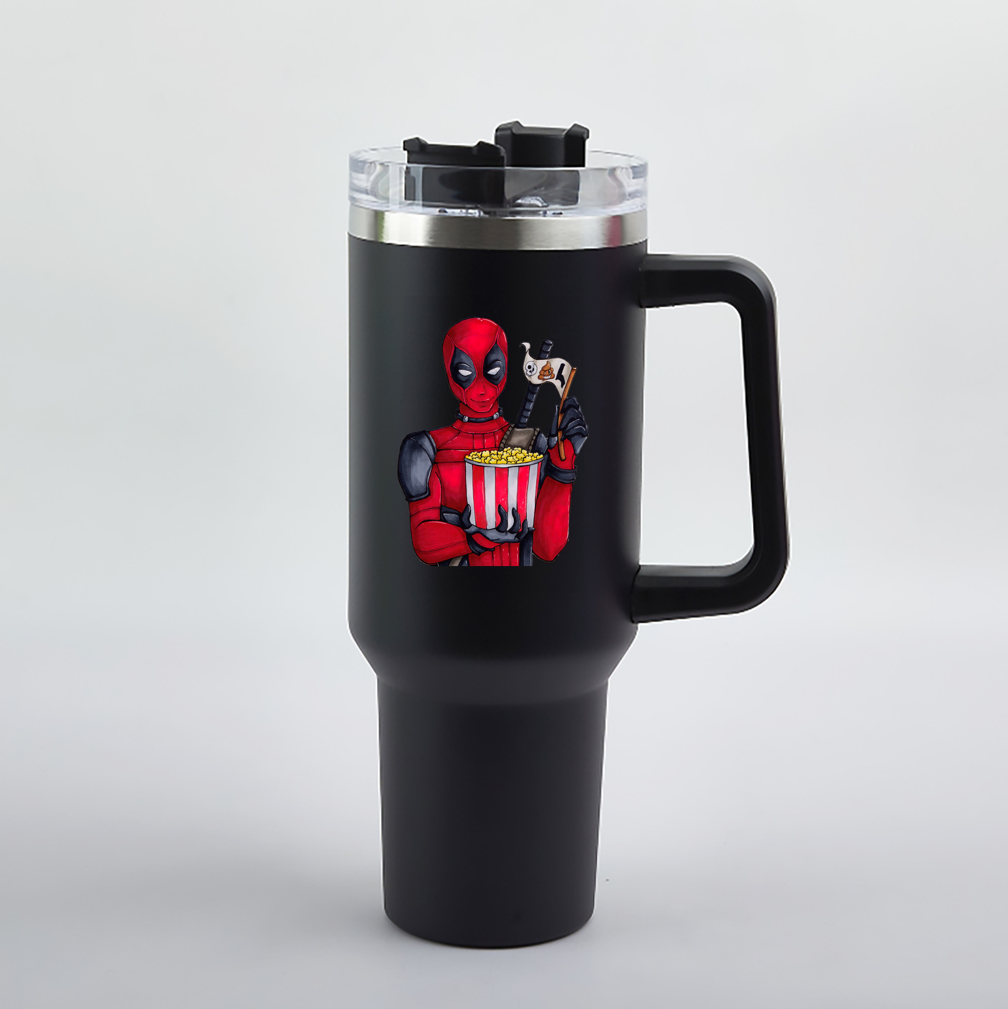 （画像用） Deadpool デッドプール 1200mL車用タンブラー（カラープリント）