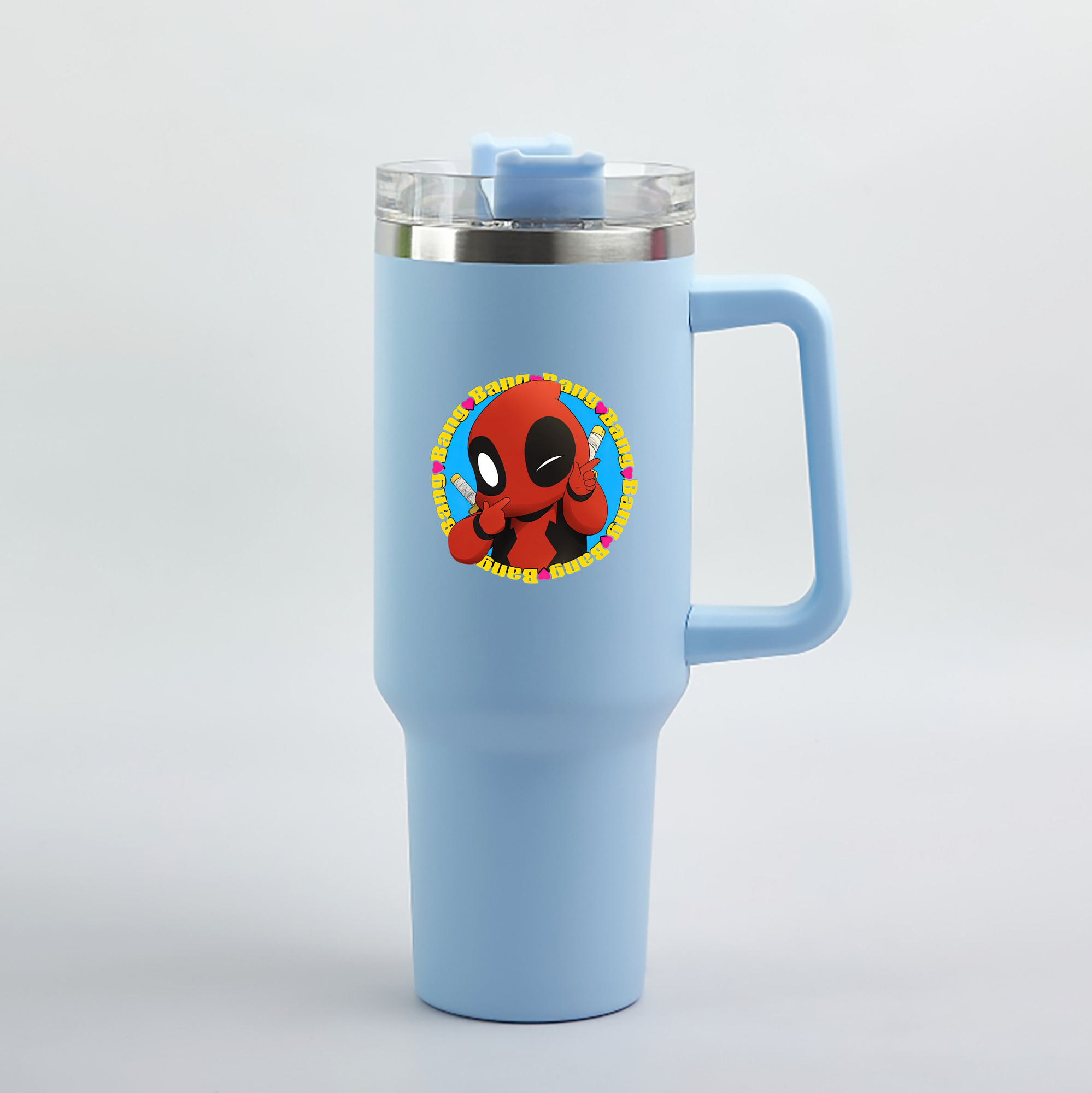 （画像用） Deadpool デッドプール 1200mL車用タンブラー（カラープリント）
