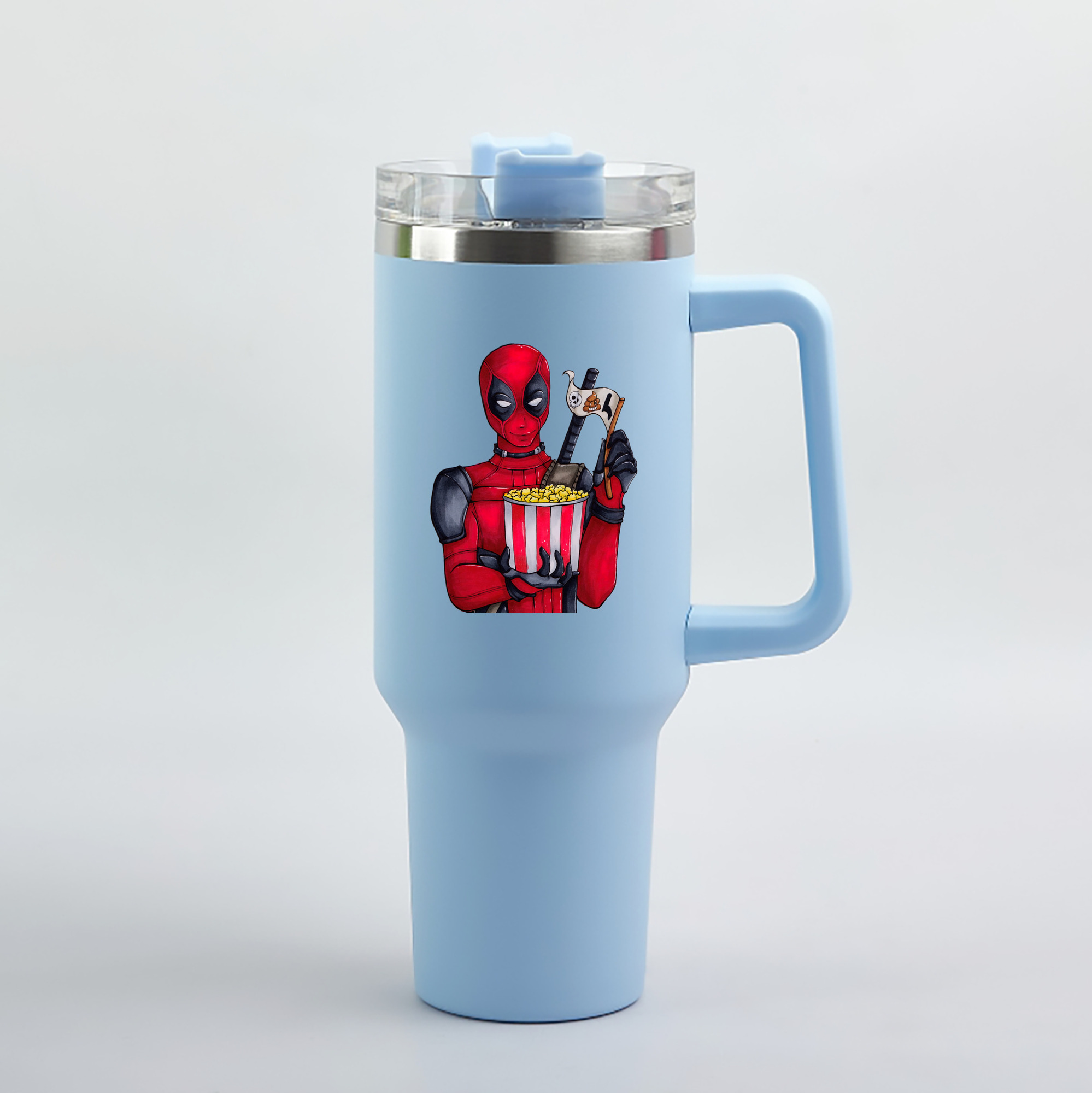 （画像用） Deadpool デッドプール 1200mL車用タンブラー（カラープリント）