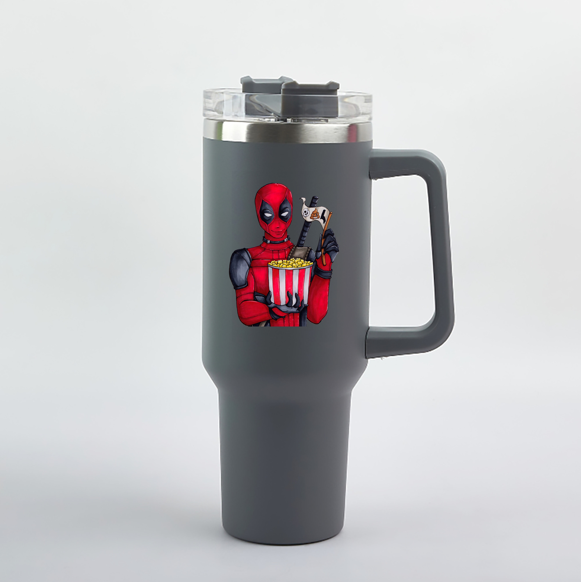 （画像用） Deadpool デッドプール 1200mL車用タンブラー（カラープリント）