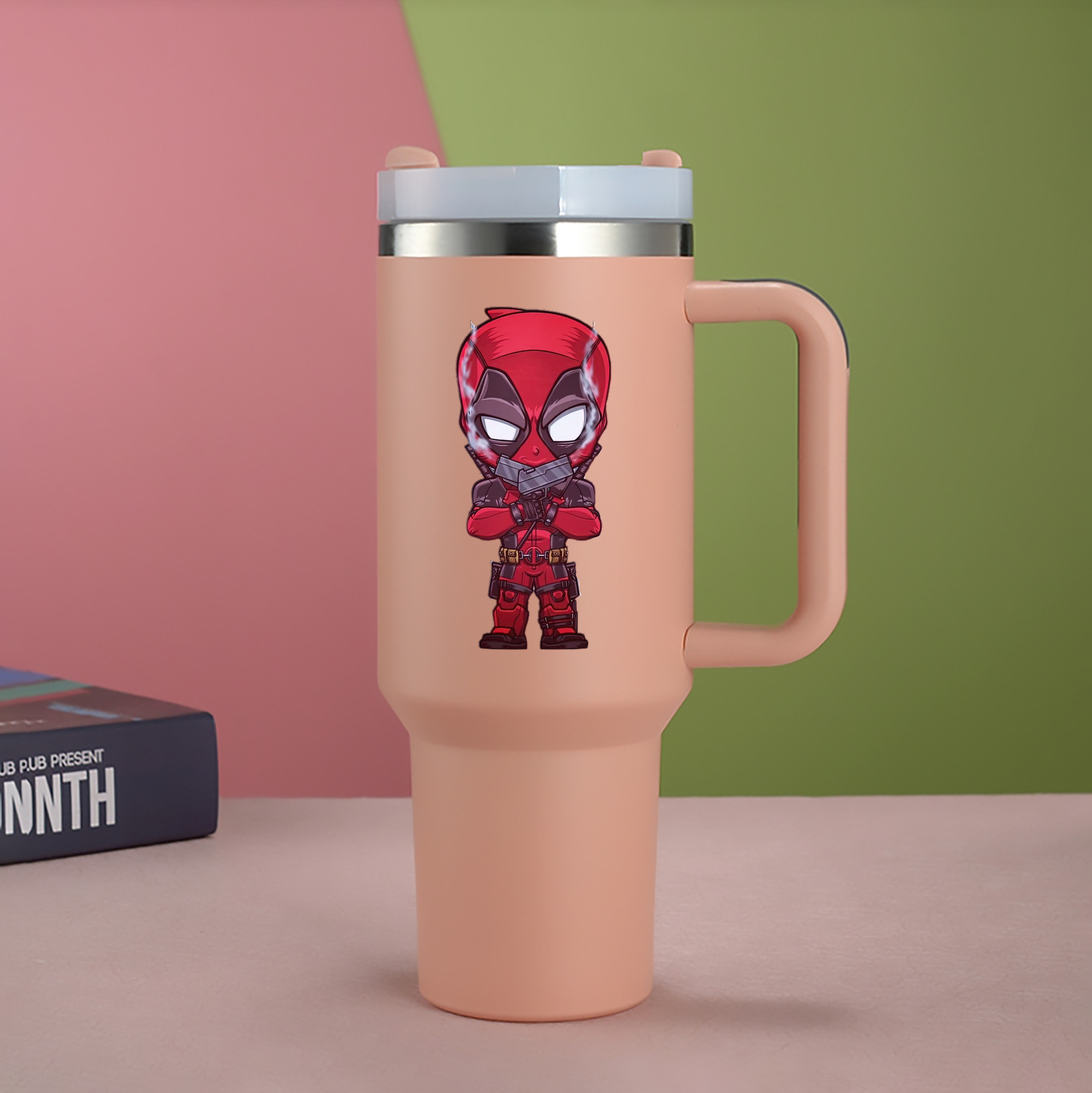（画像用） Deadpool デッドプール 1200mL車用タンブラー（カラープリント）