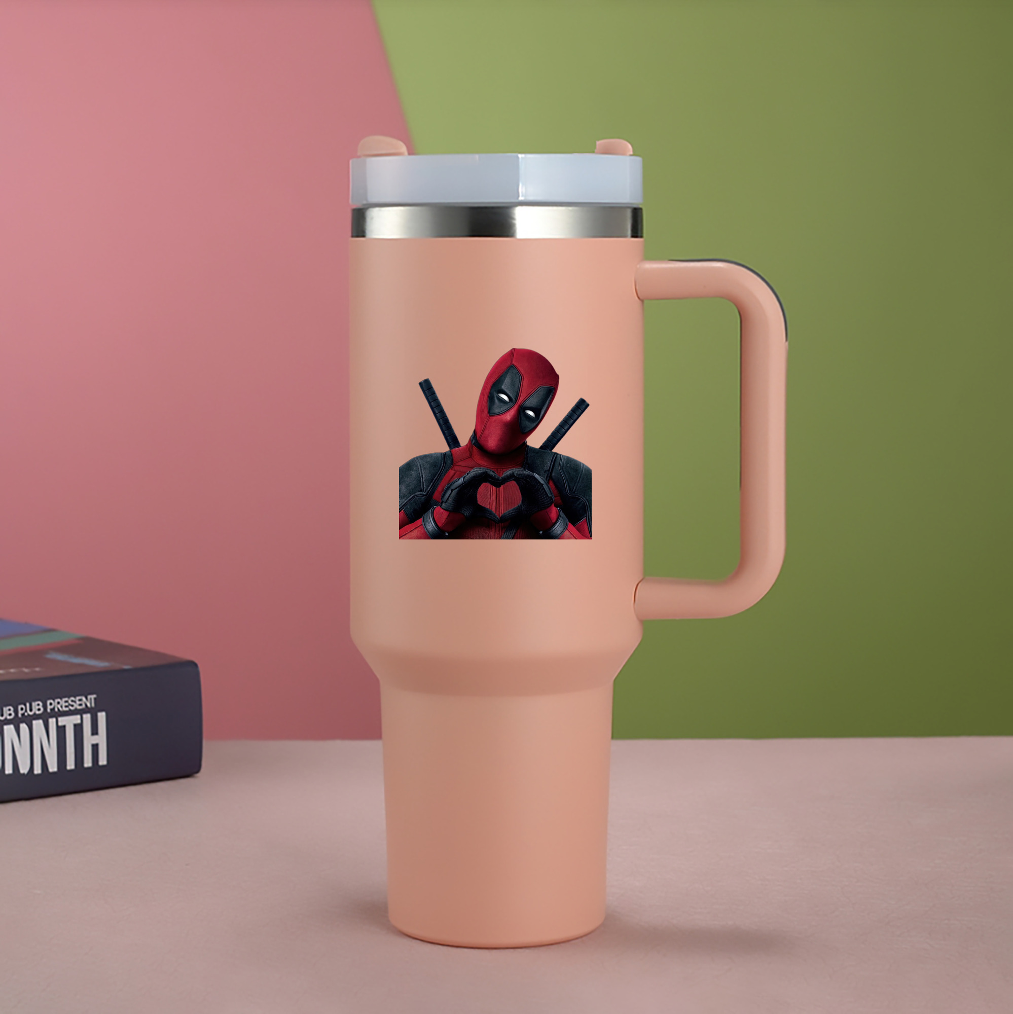 （画像用） Deadpool デッドプール 1200mL車用タンブラー（カラープリント）