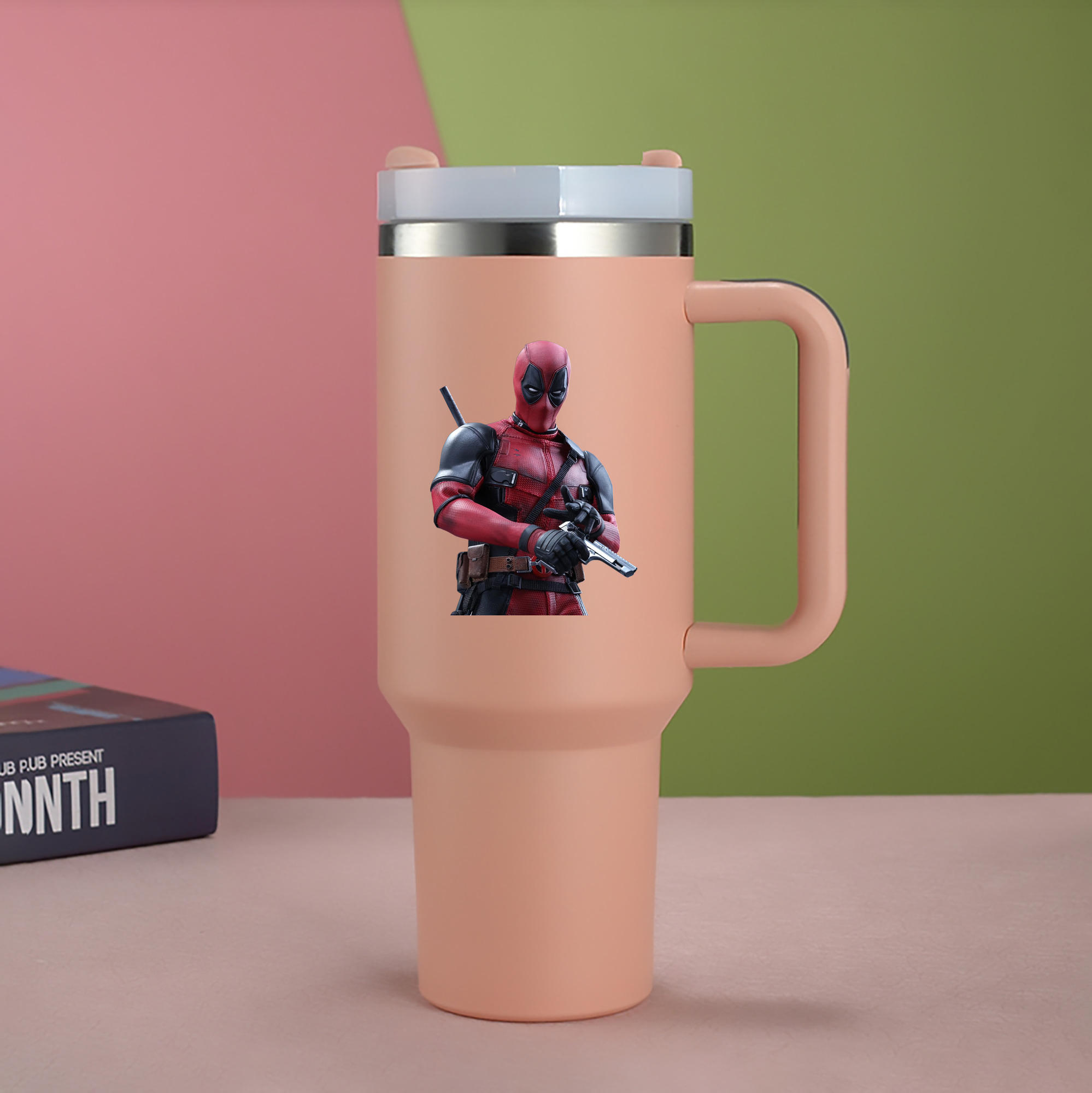 （画像用） Deadpool デッドプール 1200mL車用タンブラー（カラープリント）