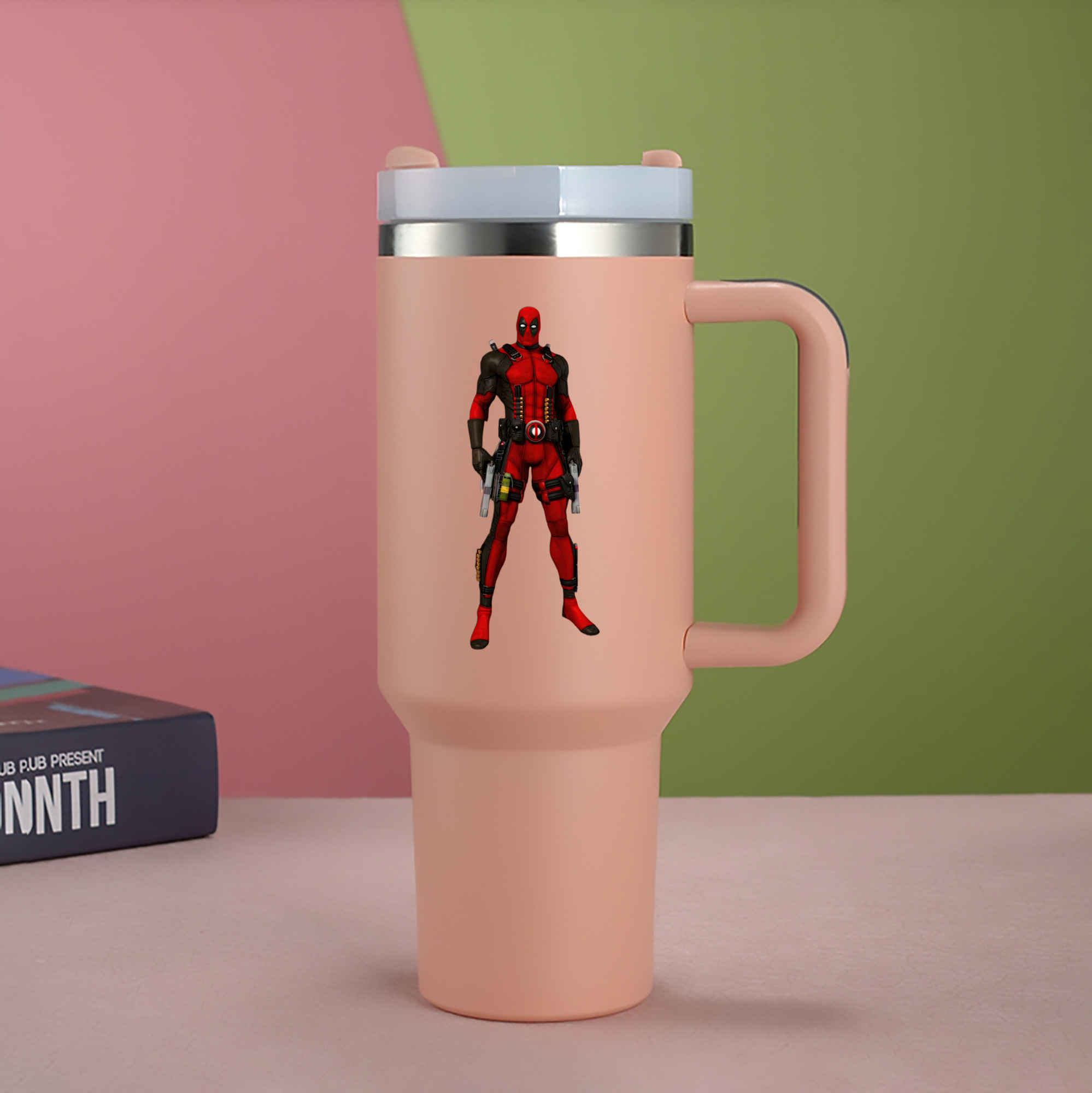 （画像用） Deadpool デッドプール 1200mL車用タンブラー（カラープリント）