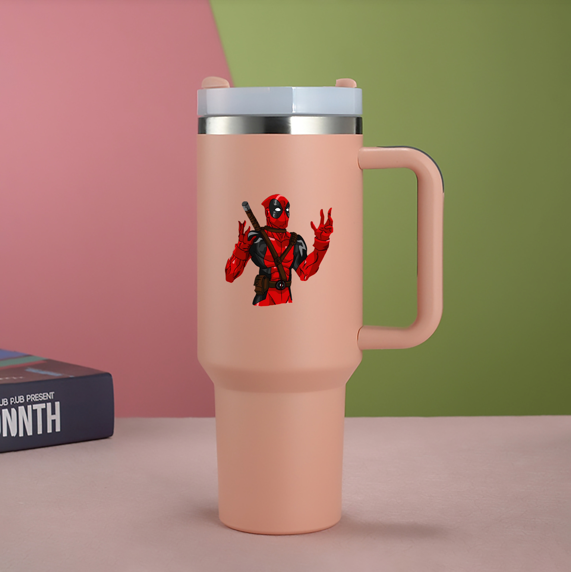 （画像用） Deadpool デッドプール 1200mL車用タンブラー（カラープリント）