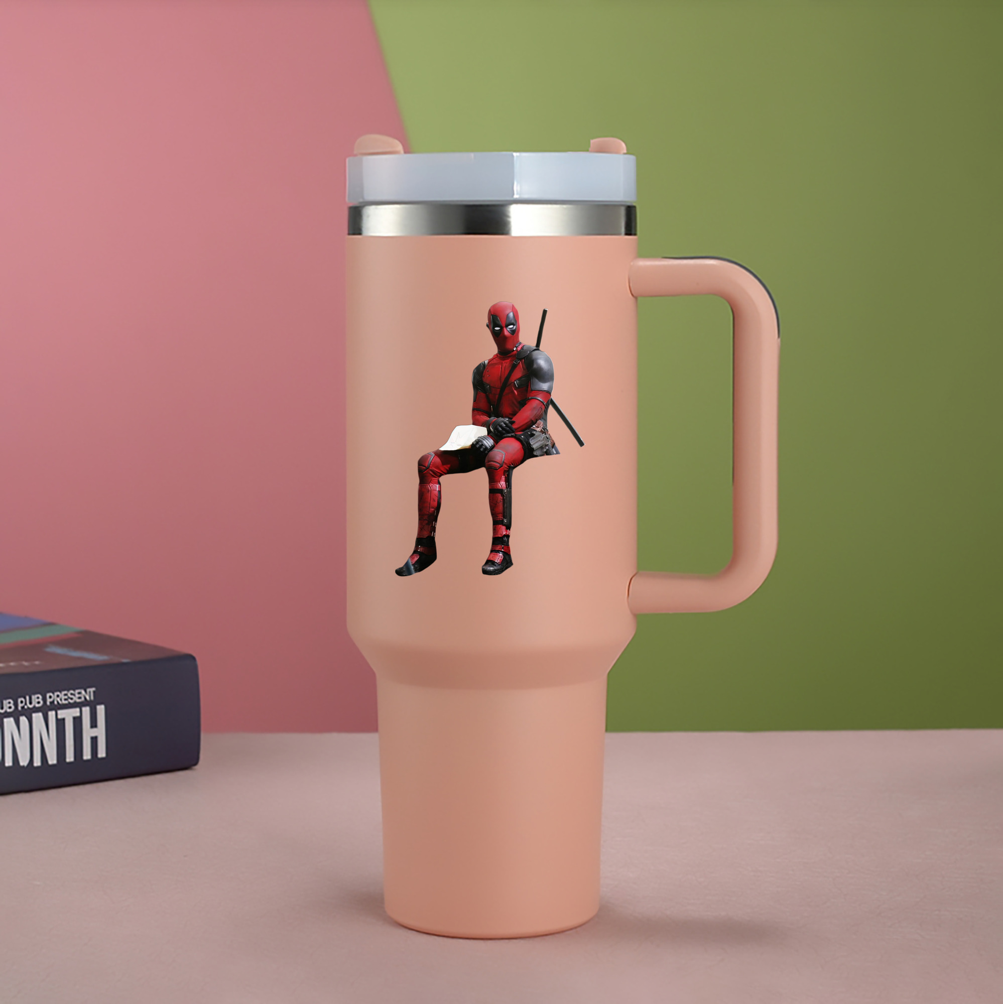 （画像用） Deadpool デッドプール 1200mL車用タンブラー（カラープリント）