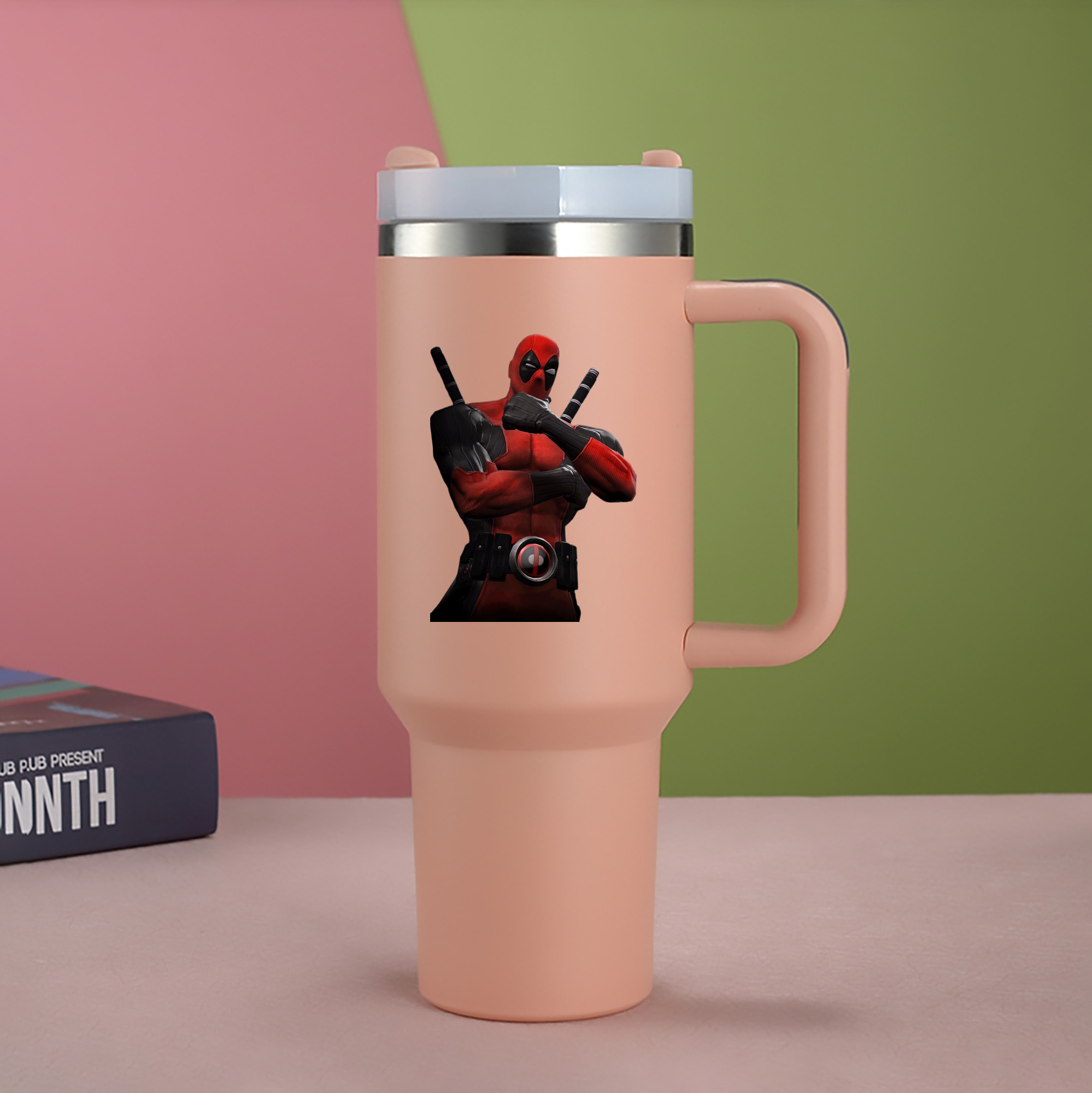 （画像用） Deadpool デッドプール 1200mL車用タンブラー（カラープリント）