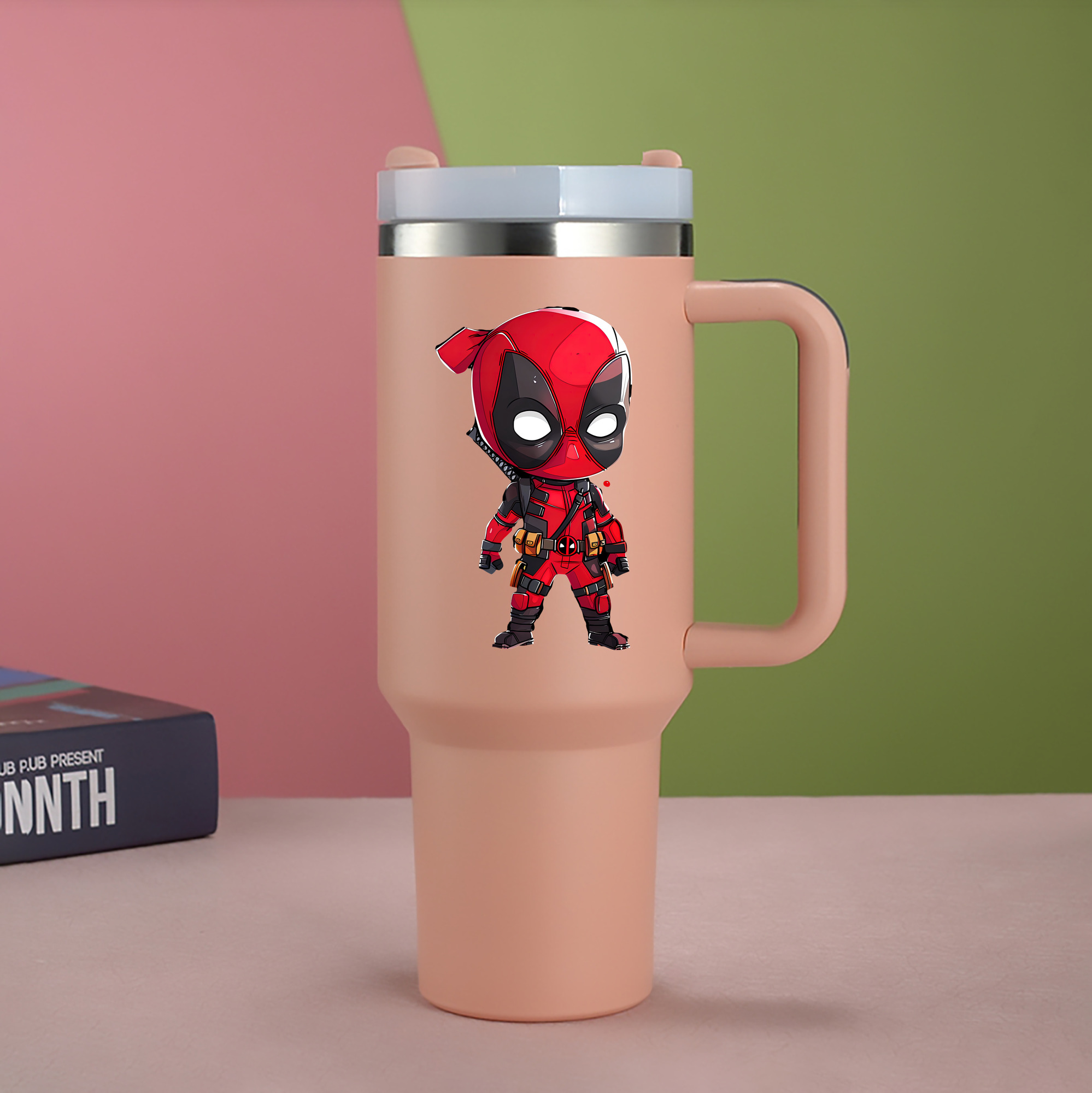 （画像用） Deadpool デッドプール 1200mL車用タンブラー（カラープリント）