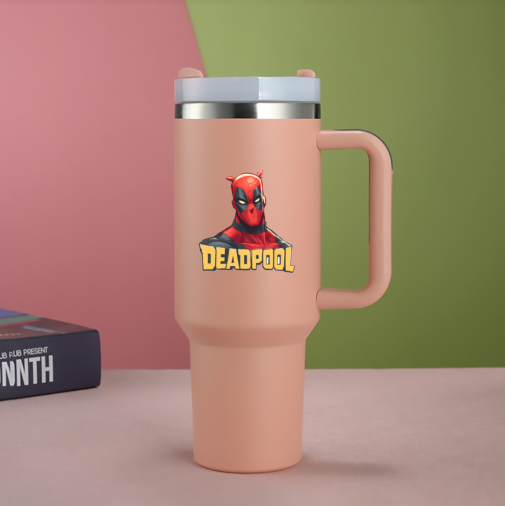 （画像用） Deadpool デッドプール 1200mL車用タンブラー（カラープリント）