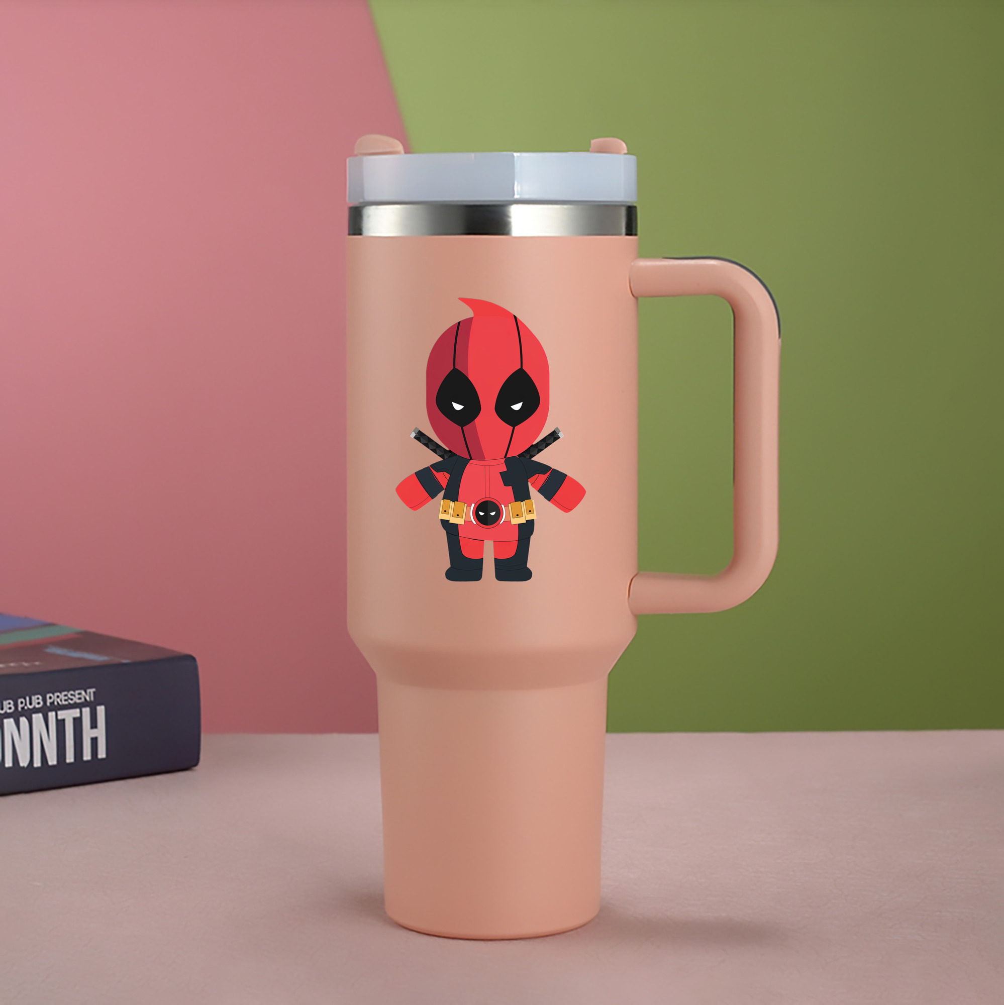 （画像用） Deadpool デッドプール 1200mL車用タンブラー（カラープリント）