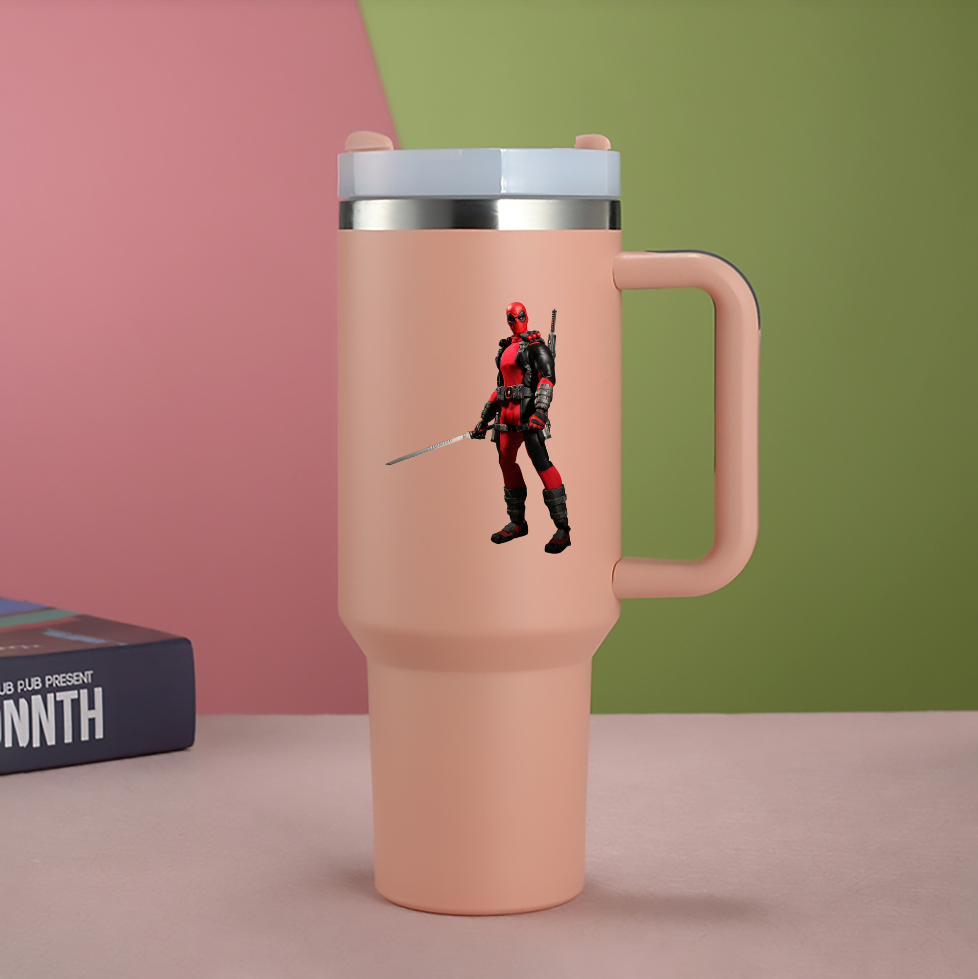 （画像用） Deadpool デッドプール 1200mL車用タンブラー（カラープリント）