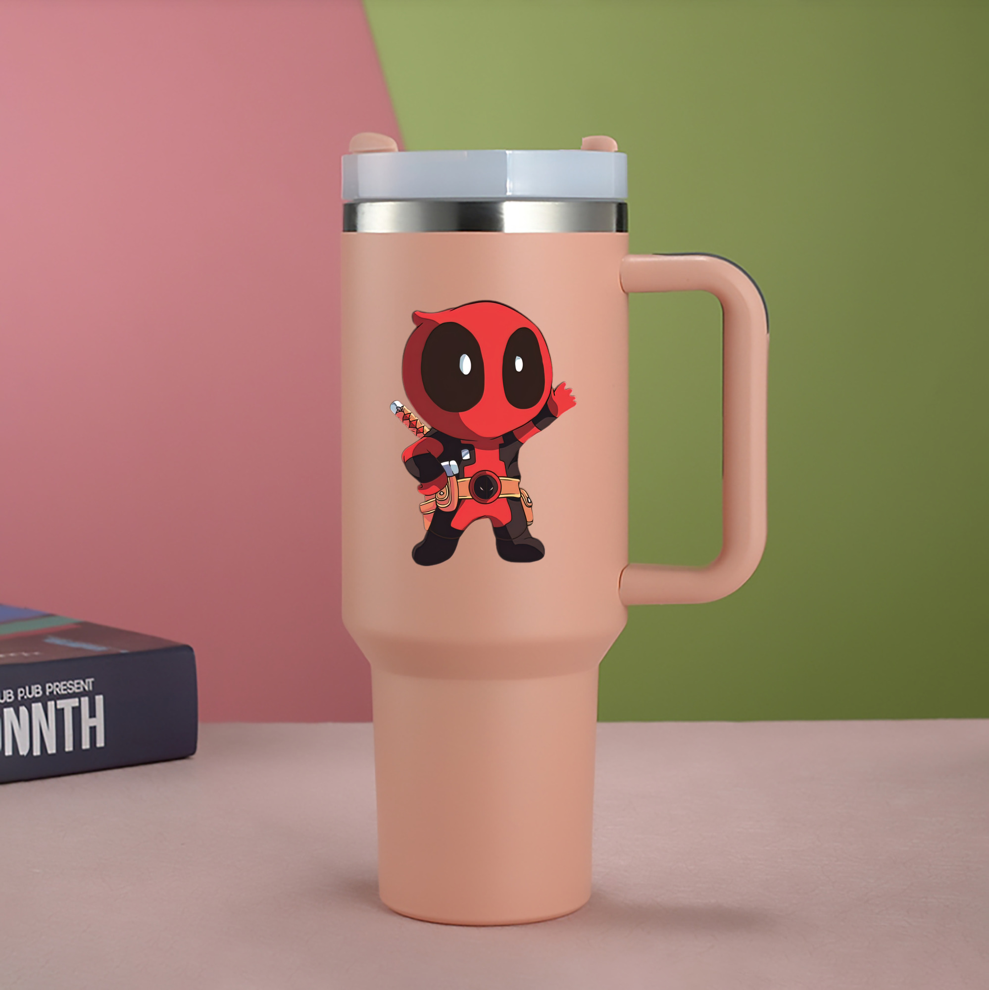 （画像用） Deadpool デッドプール 1200mL車用タンブラー（カラープリント）
