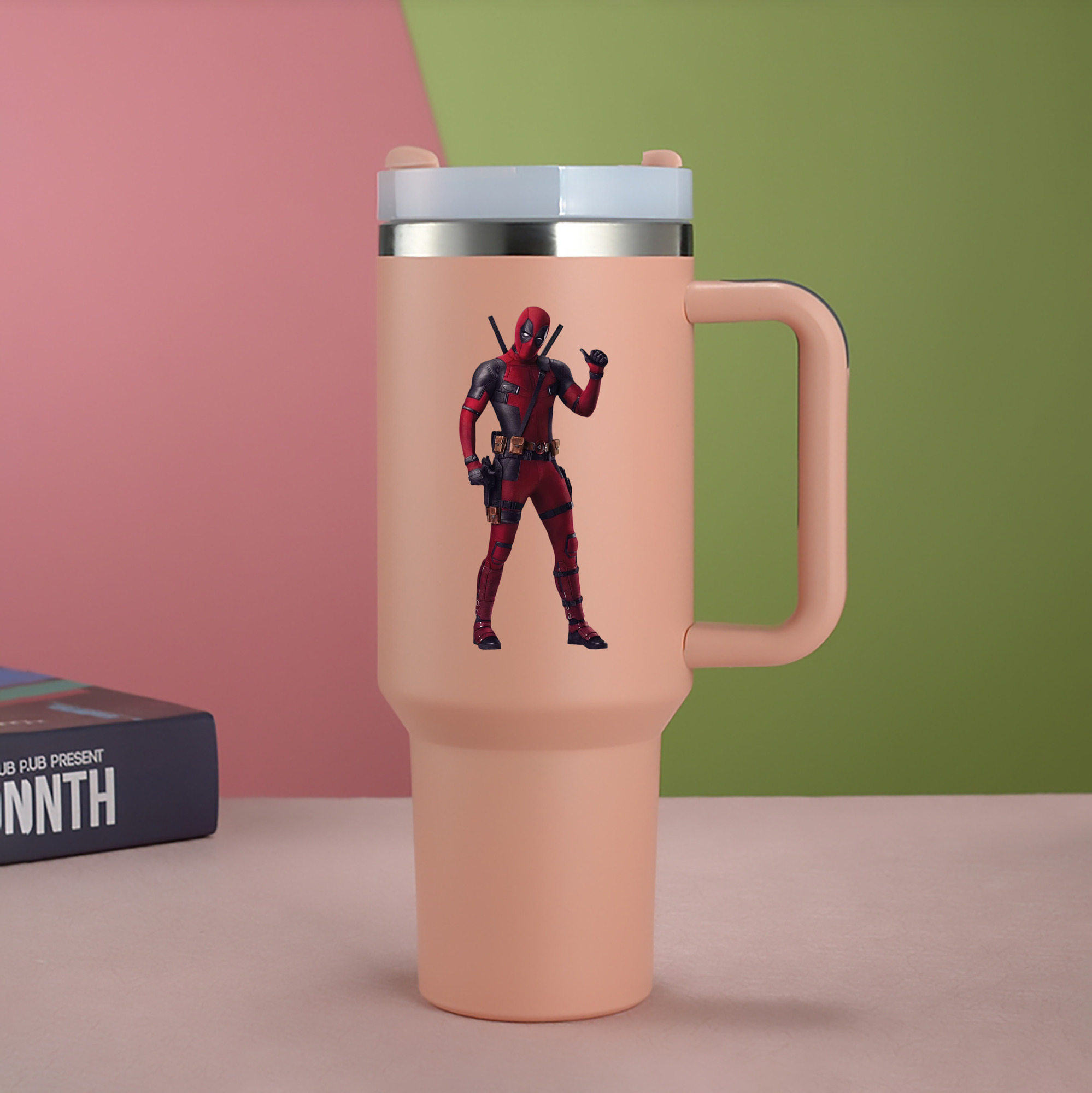 （画像用） Deadpool デッドプール 1200mL車用タンブラー（カラープリント）